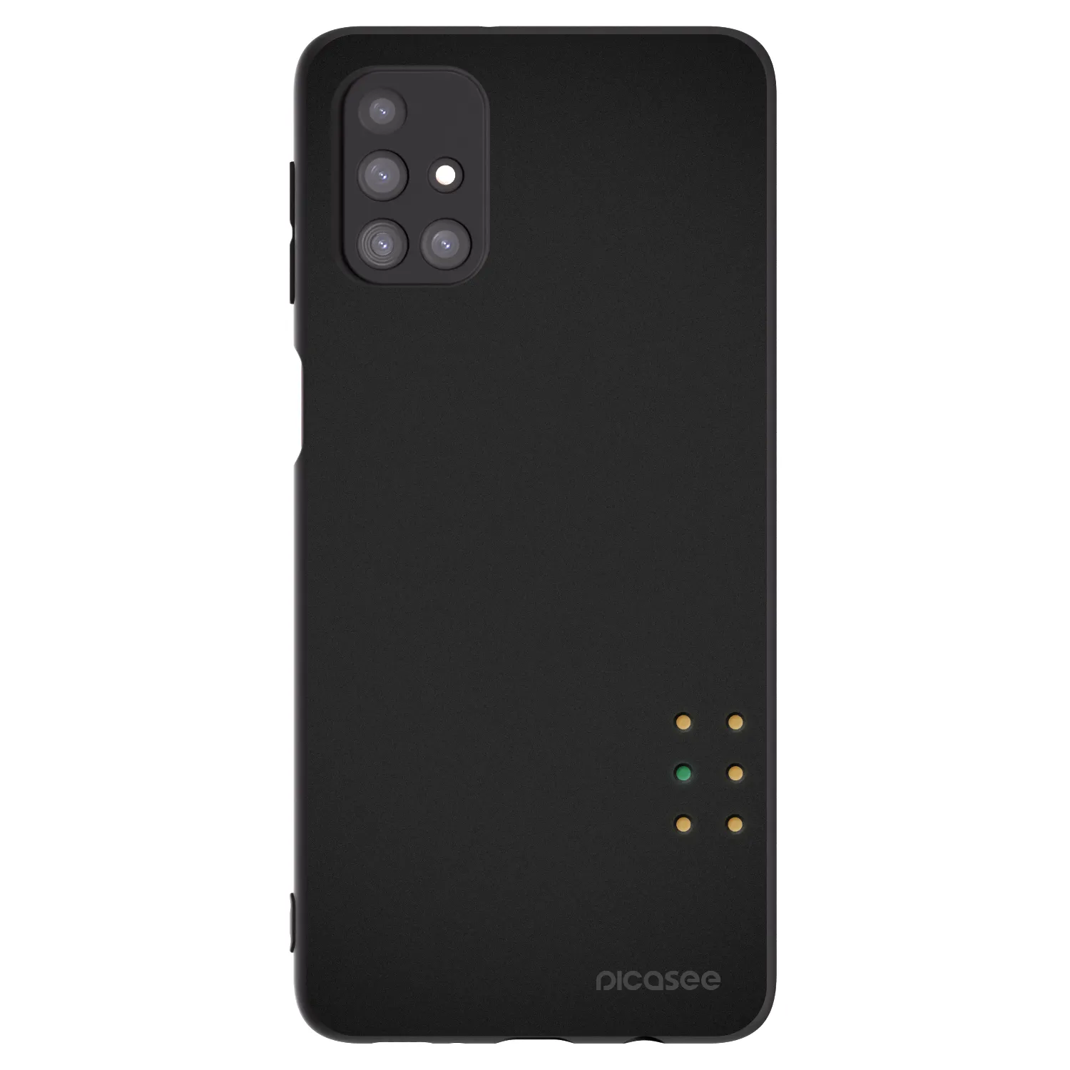 Picasee silikonowe czarne etui na Samsung Galaxy M31s - Pulse