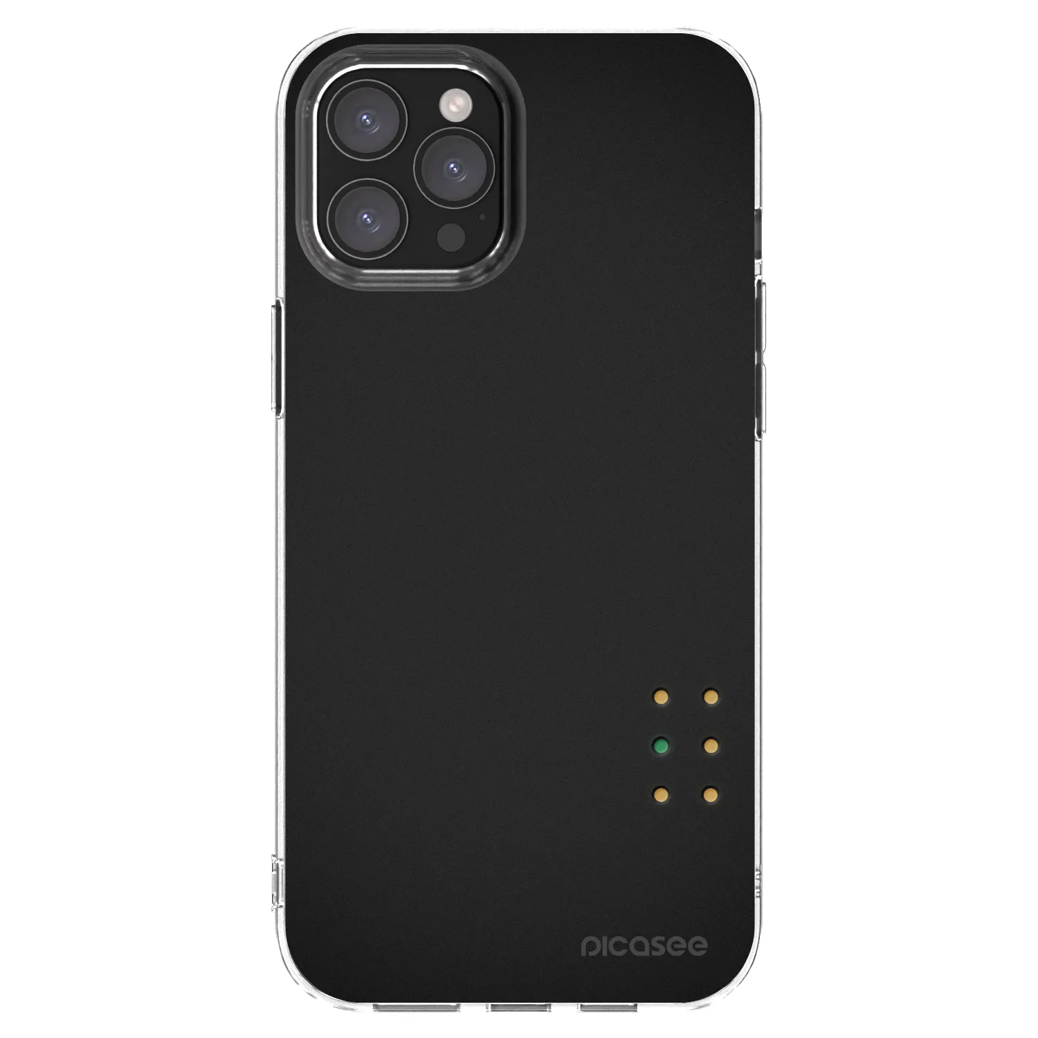 Picasee silikonowe przeźroczyste etui na Apple iPhone 12 Pro Max - Pulse