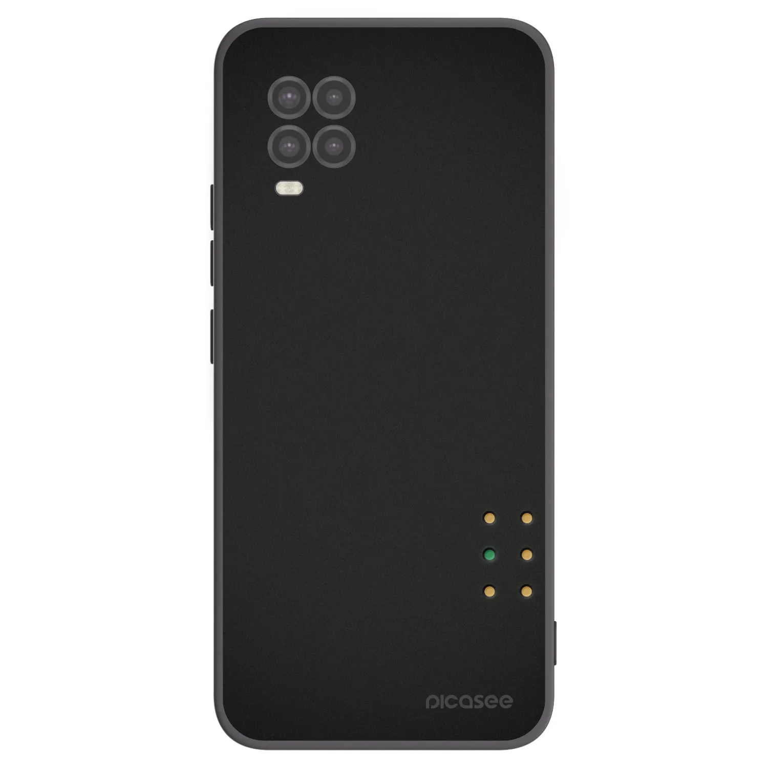 Picasee silikonowe czarne etui na Xiaomi Mi 10 Lite - Pulse