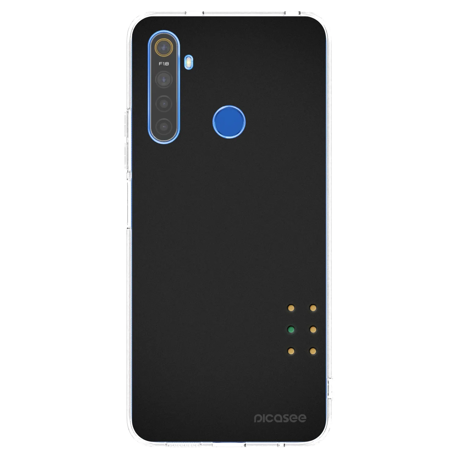 Picasee silikonowe przeźroczyste etui na Realme 5 - Pulse
