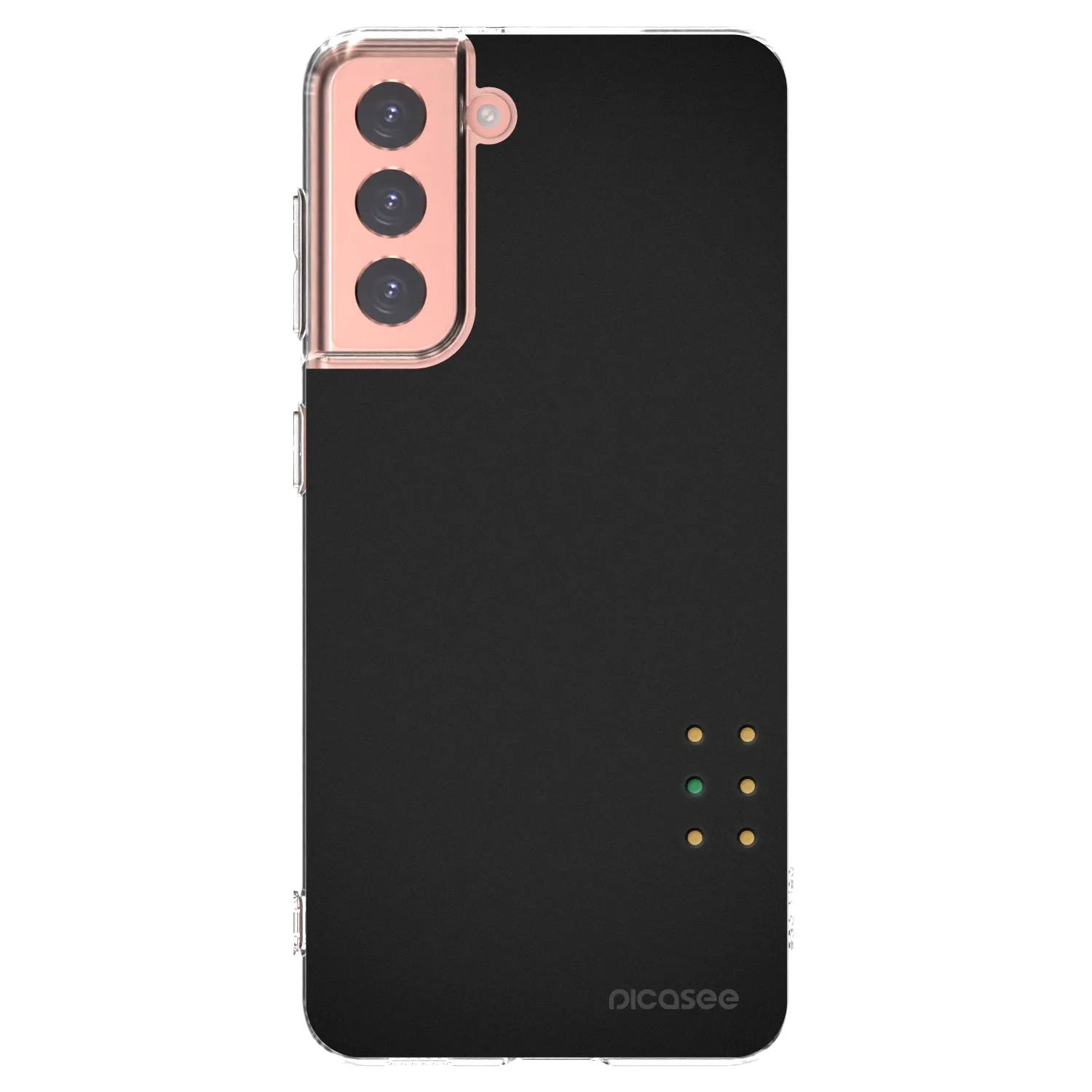 Picasee silikonowe przeźroczyste etui na Samsung Galaxy S21 5G G991B - Pulse