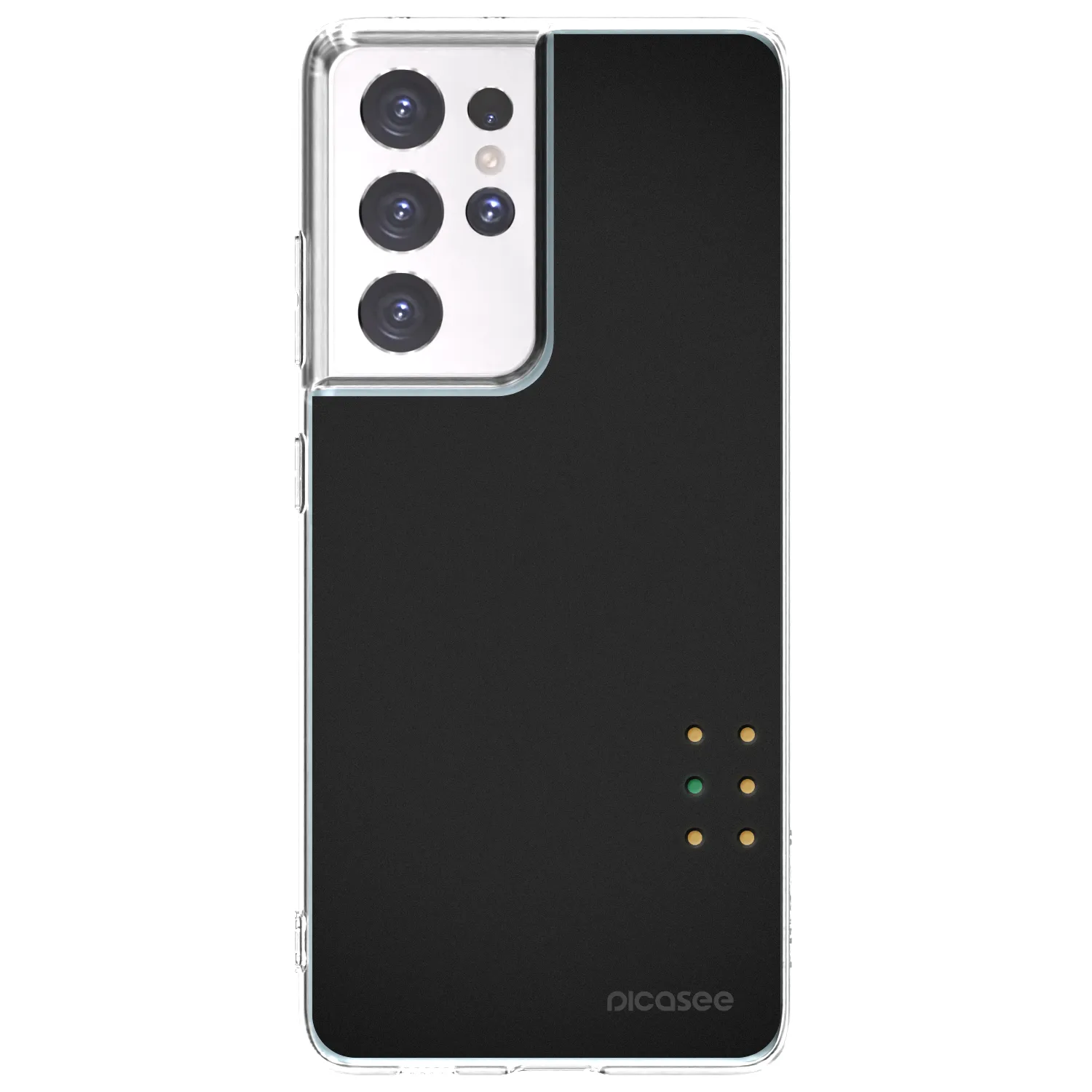 Picasee silikonowe przeźroczyste etui na Samsung Galaxy S21 Ultra 5G G998B - Pulse