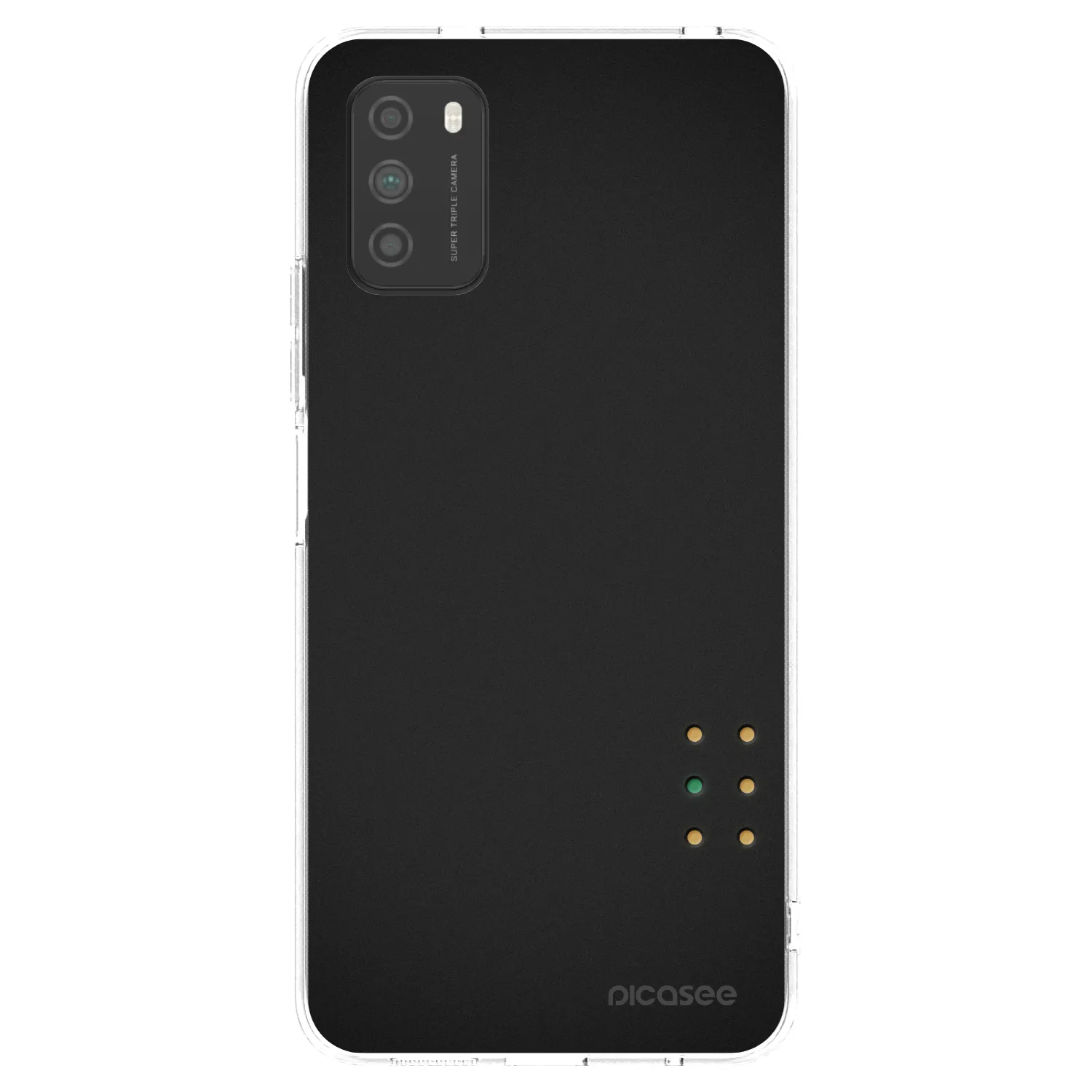 Picasee silikonowe przeźroczyste etui na Xiaomi Poco M3 - Pulse