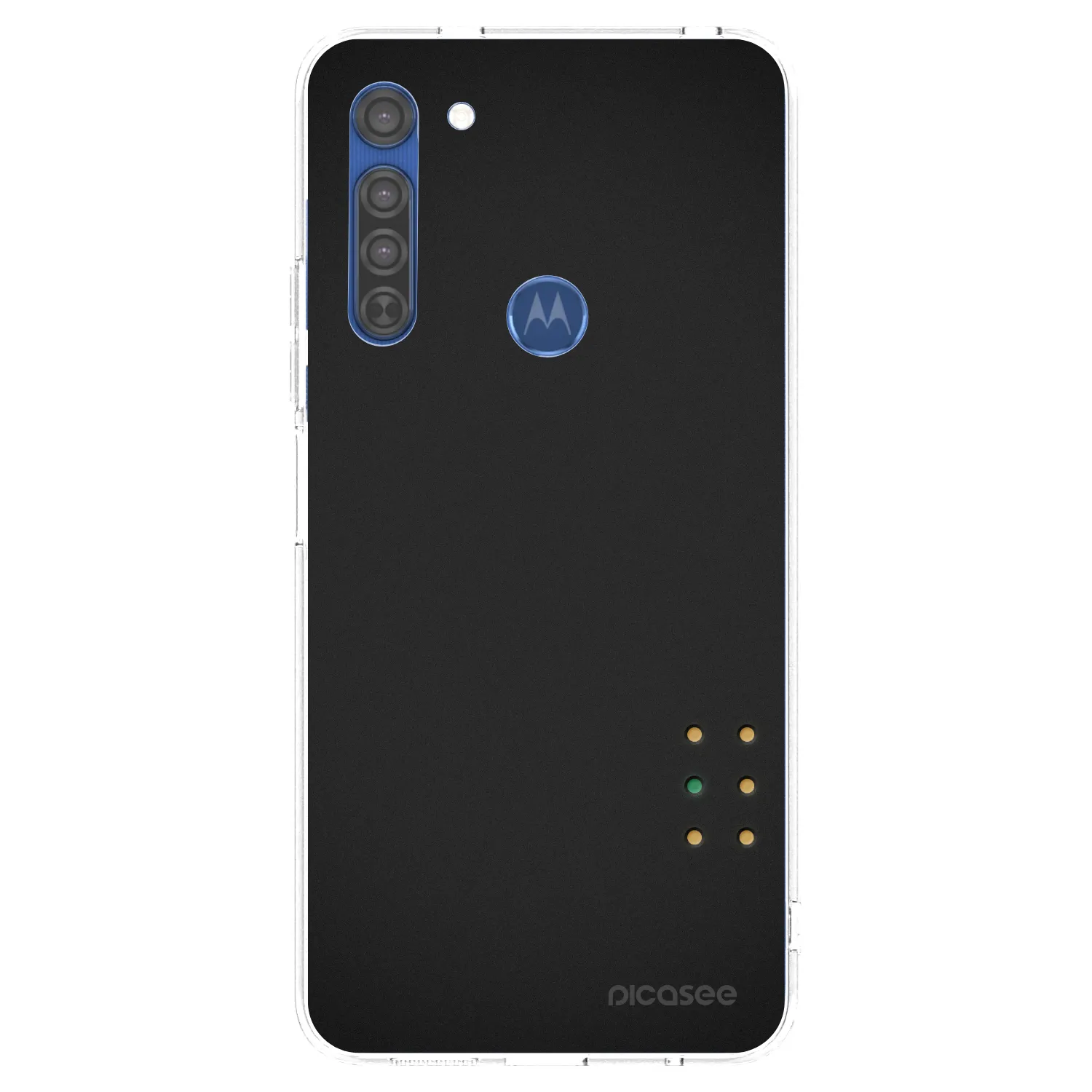 Picasee silikonowe przeźroczyste etui na Motorola Moto G8 - Pulse