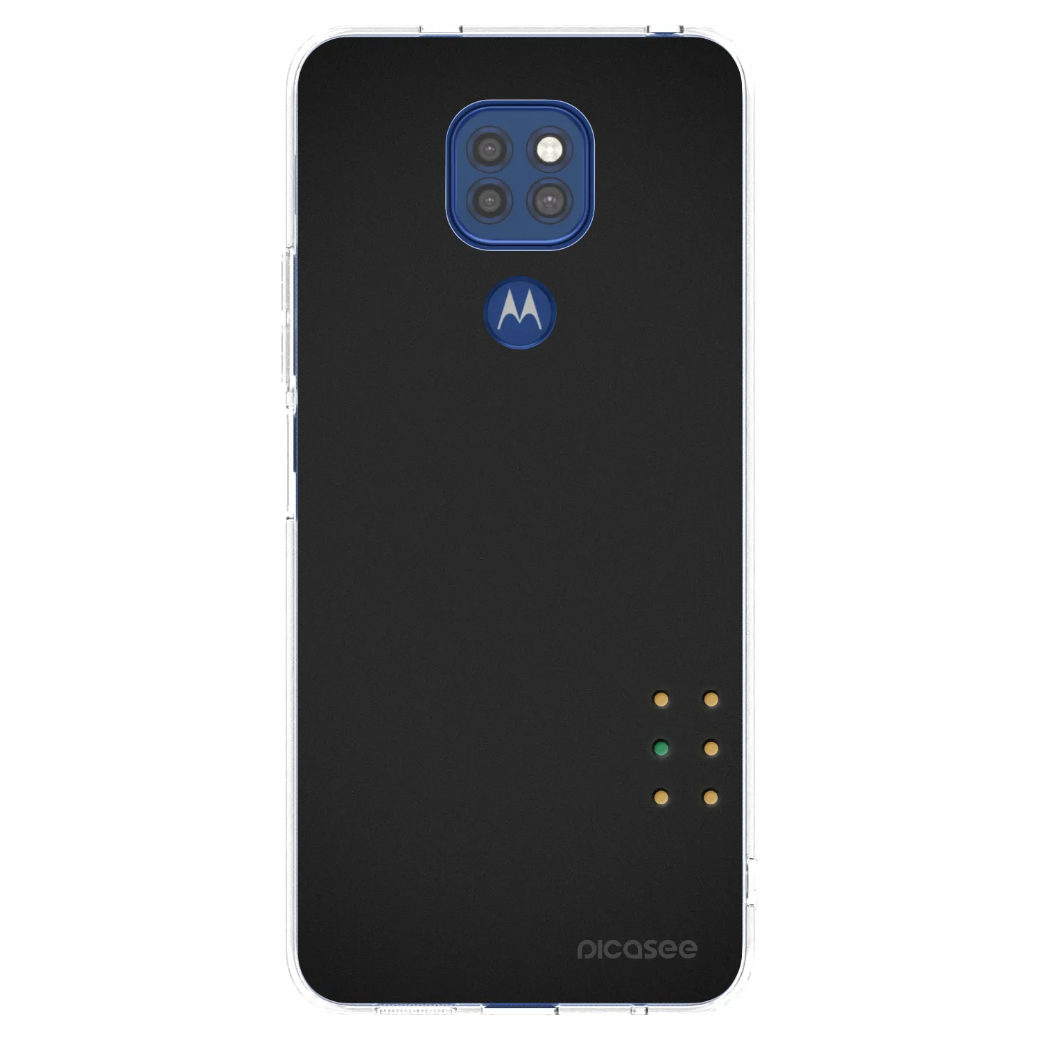 Picasee silikonowe przeźroczyste etui na Motorola Moto G9 Play - Pulse