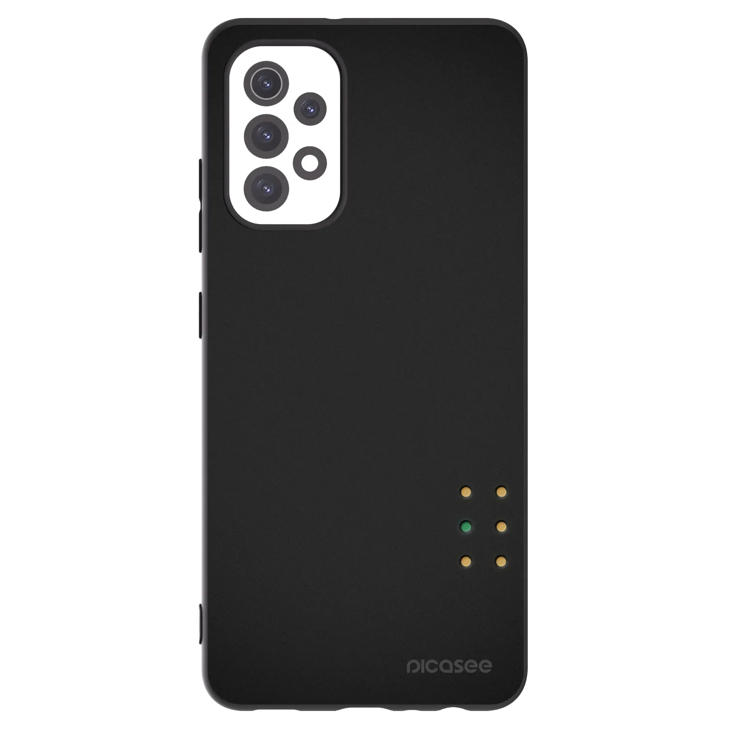 Picasee silikonowe czarne etui na Samsung Galaxy A32 5G A326B - Pulse