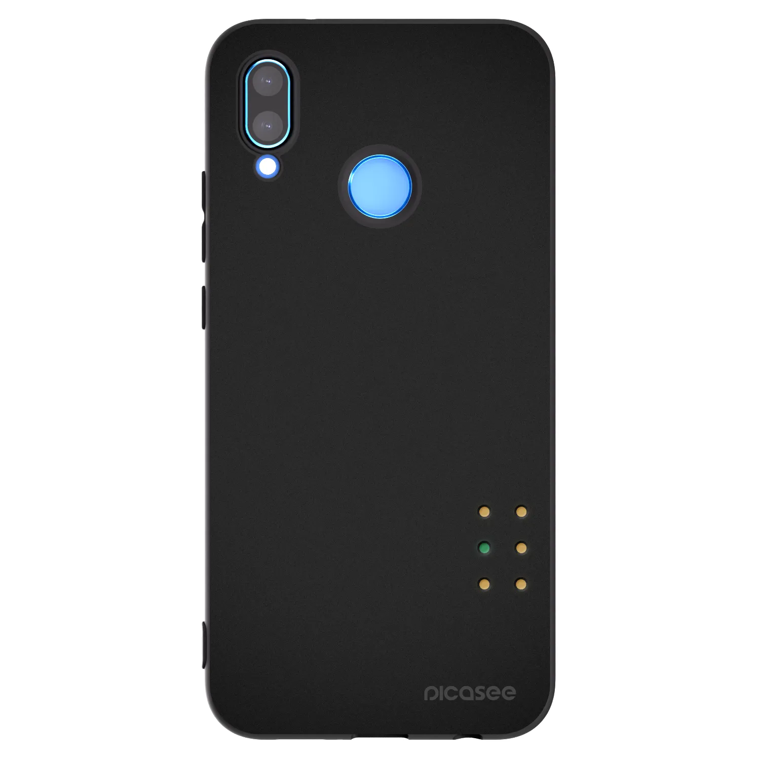 Picasee silikonowe czarne etui na Huawei Mate 40 Pro - Pulse