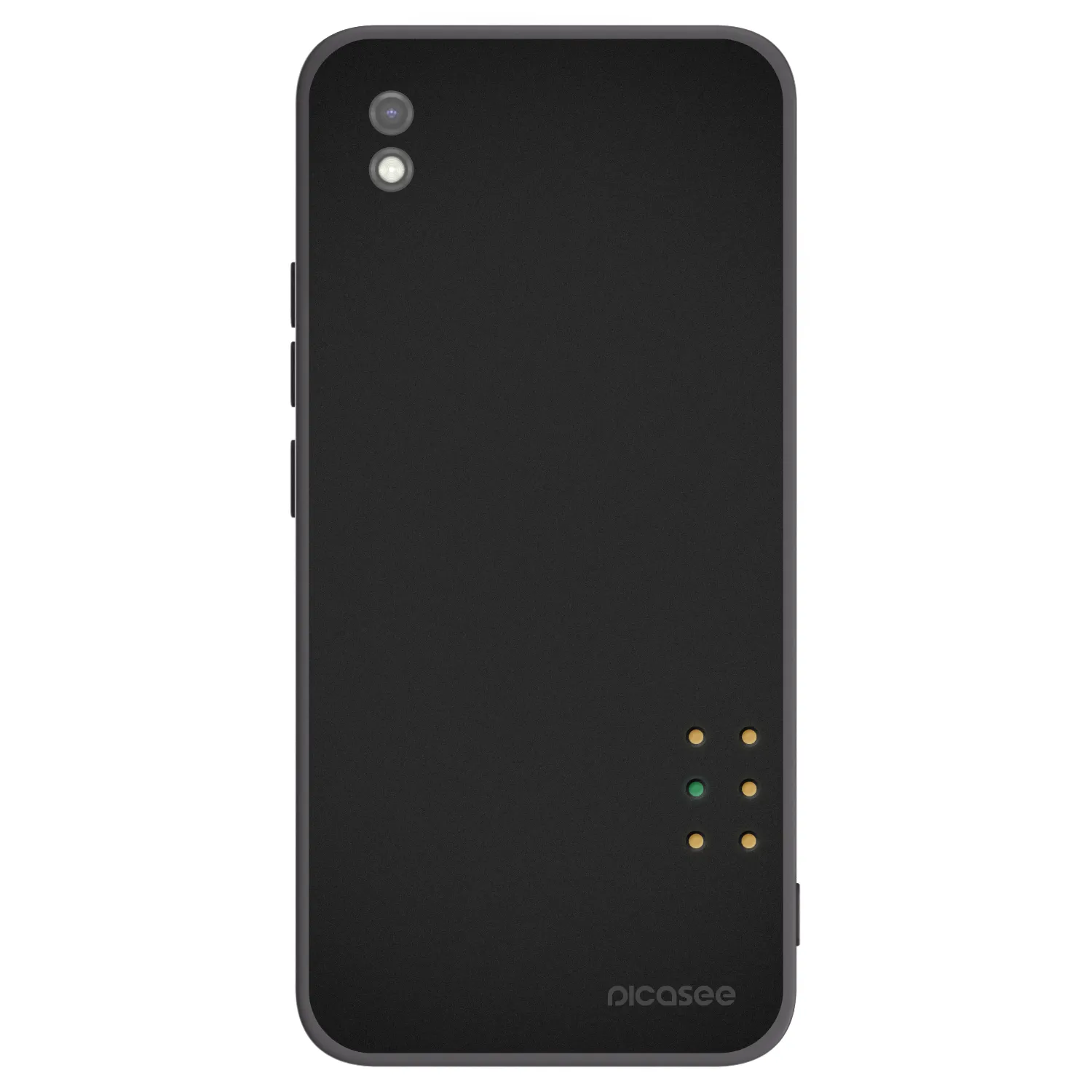 Picasee silikonowe czarne etui na Xiaomi Redmi 9AT - Pulse