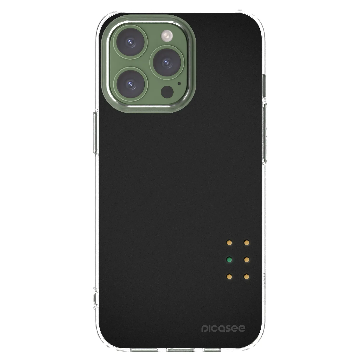 Picasee silikonowe przeźroczyste etui na Apple iPhone 13 Pro - Pulse