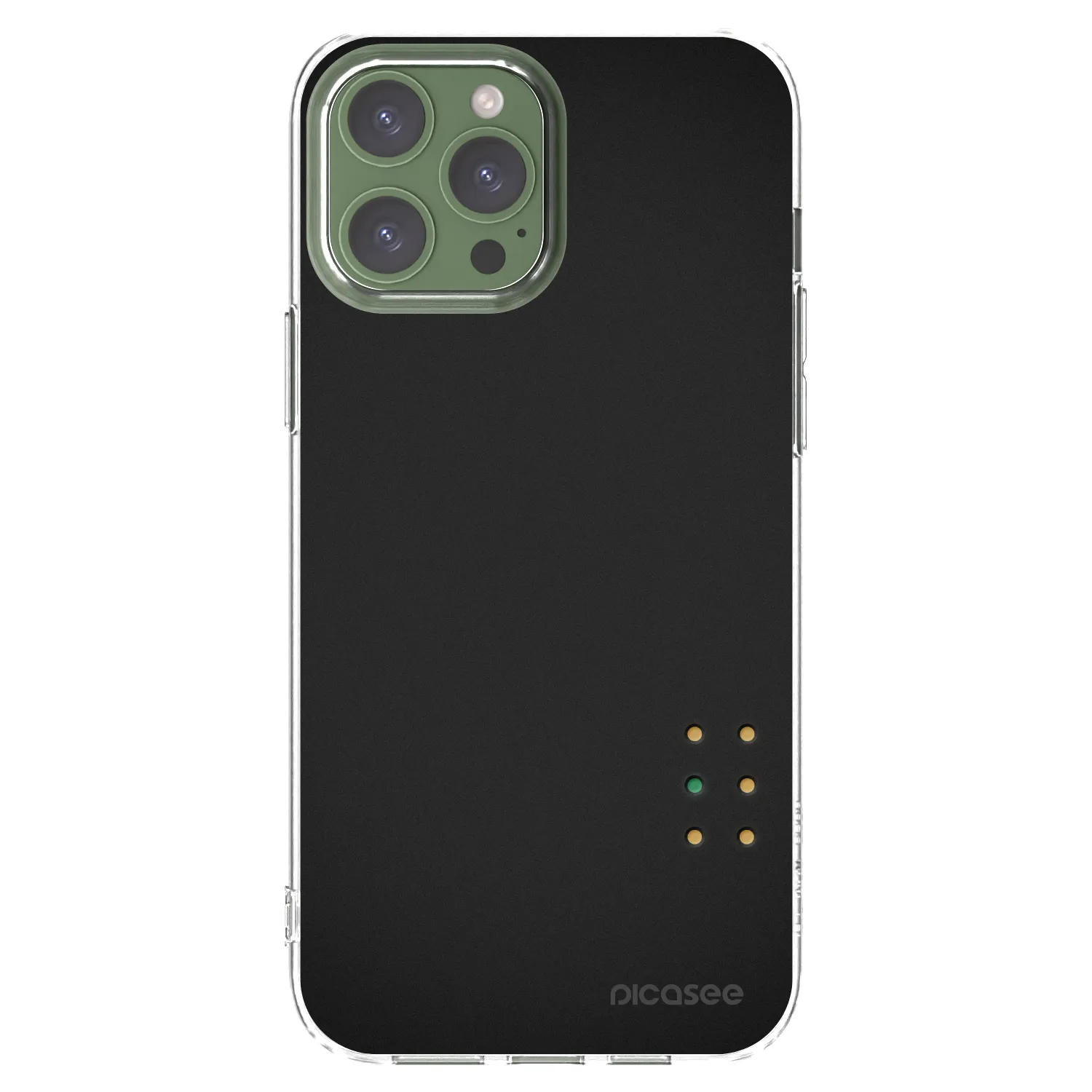 Picasee silikonowe przeźroczyste etui na Apple iPhone 13 Pro Max - Pulse