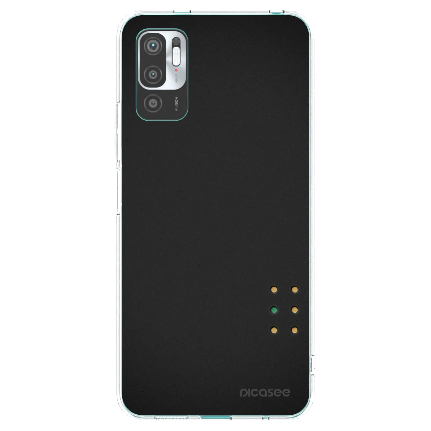Picasee silikonowe przeźroczyste etui na Xiaomi Redmi Note 10 5G - Pulse