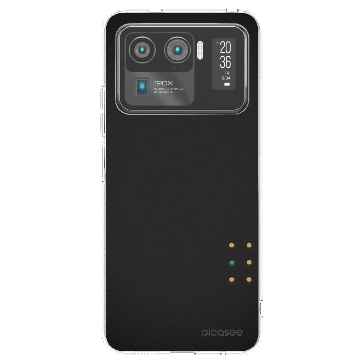 Picasee silikonowe przeźroczyste etui na Xiaomi Mi 11 Ultra - Pulse