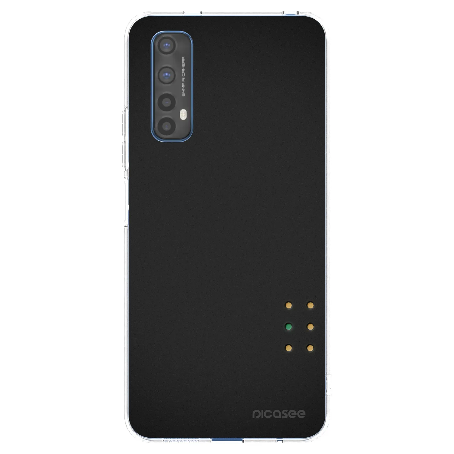 Picasee silikonowe przeźroczyste etui na Realme 7 - Pulse