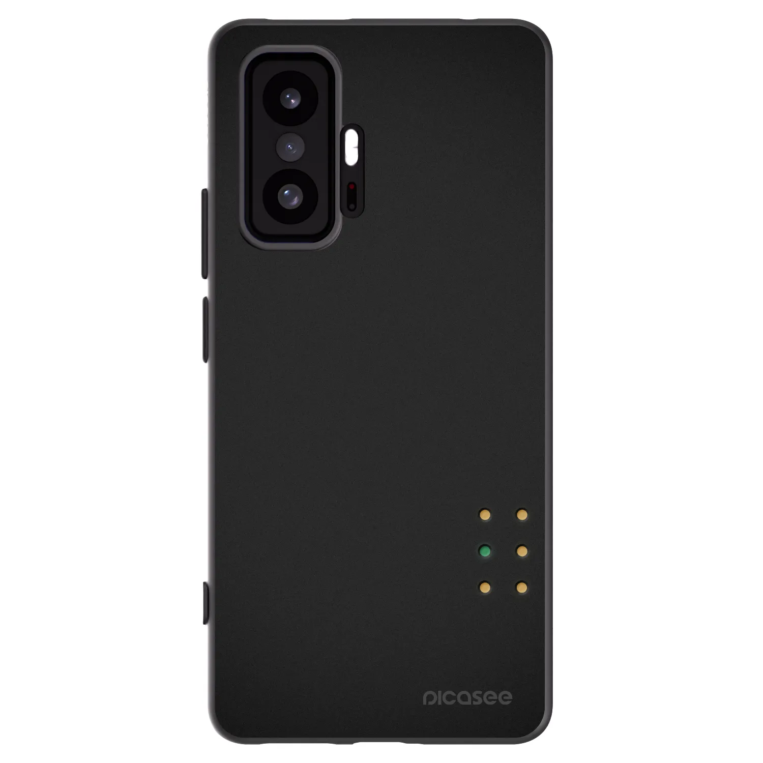 Picasee silikonowe czarne etui na Xiaomi 11T Pro - Pulse