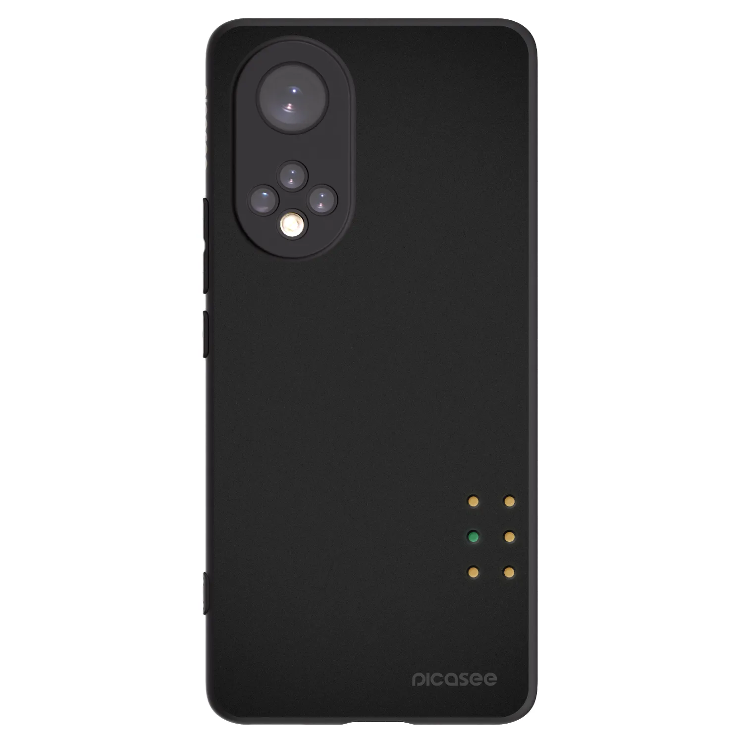 Picasee silikonowe czarne etui na Huawei Nova 9 - Pulse