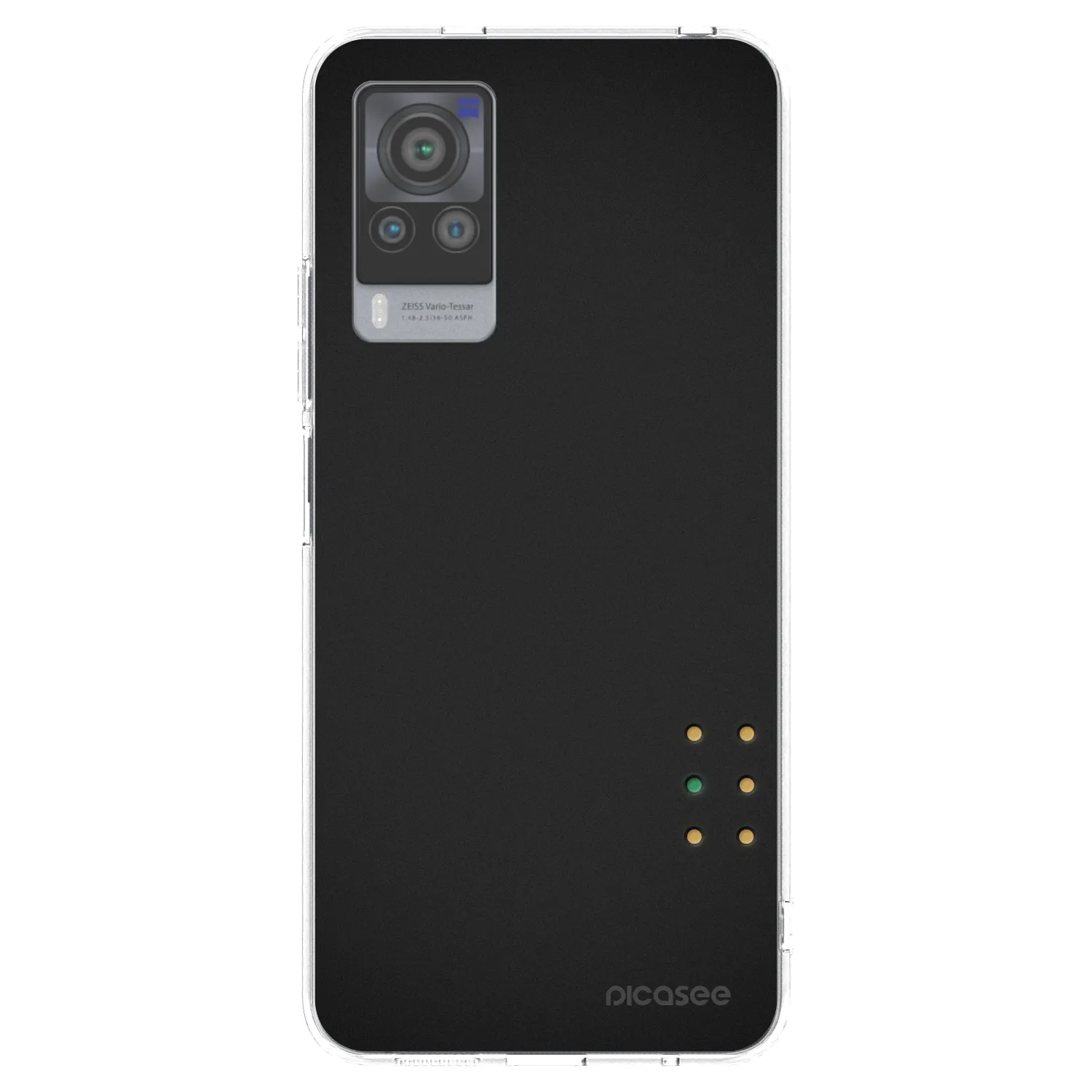 Picasee silikonowe przeźroczyste etui na Vivo X60 Pro 5G - Pulse