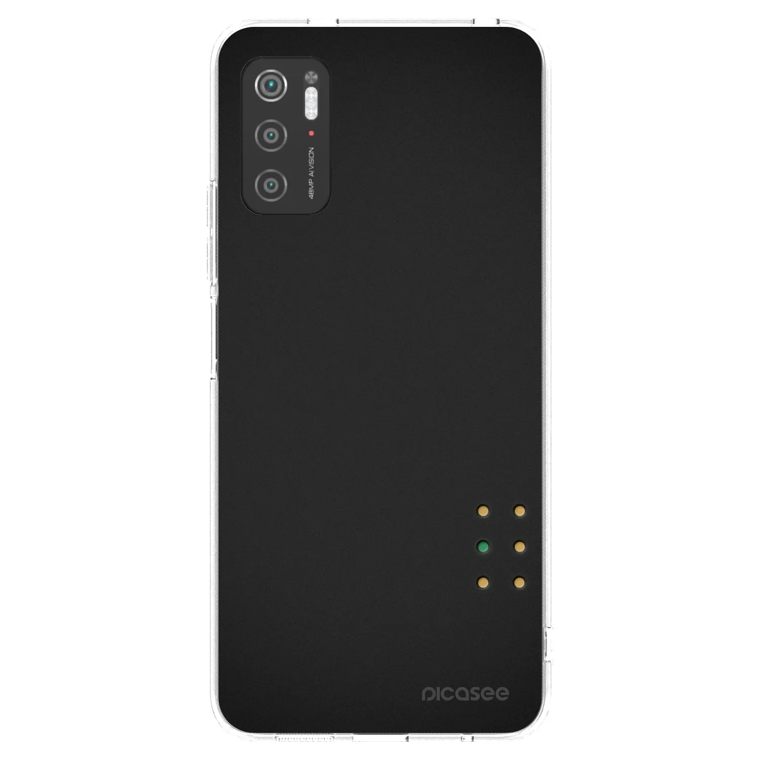 Picasee silikonowe przeźroczyste etui na Xiaomi Poco M3 Pro 5G - Pulse