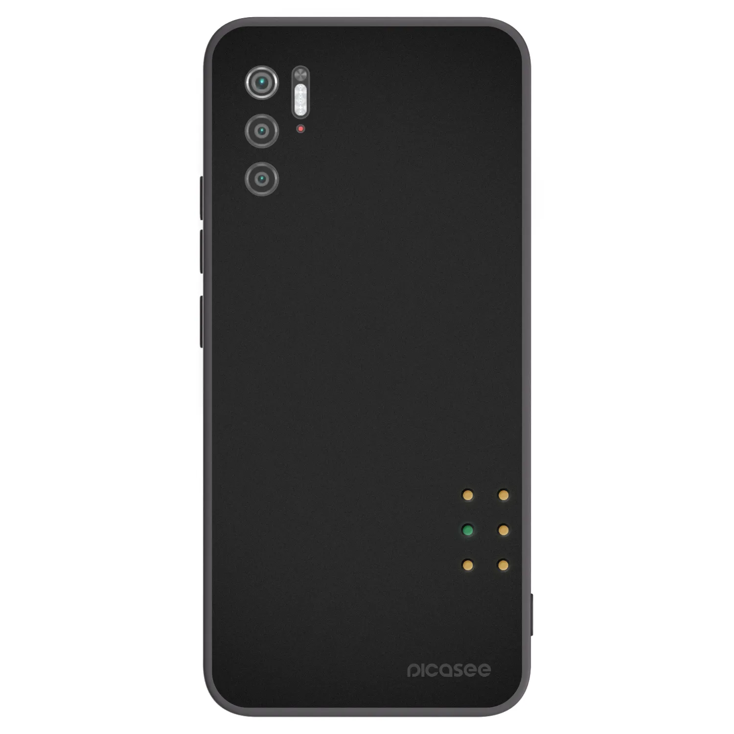 Picasee silikonowe czarne etui na Xiaomi Poco M3 Pro 5G - Pulse