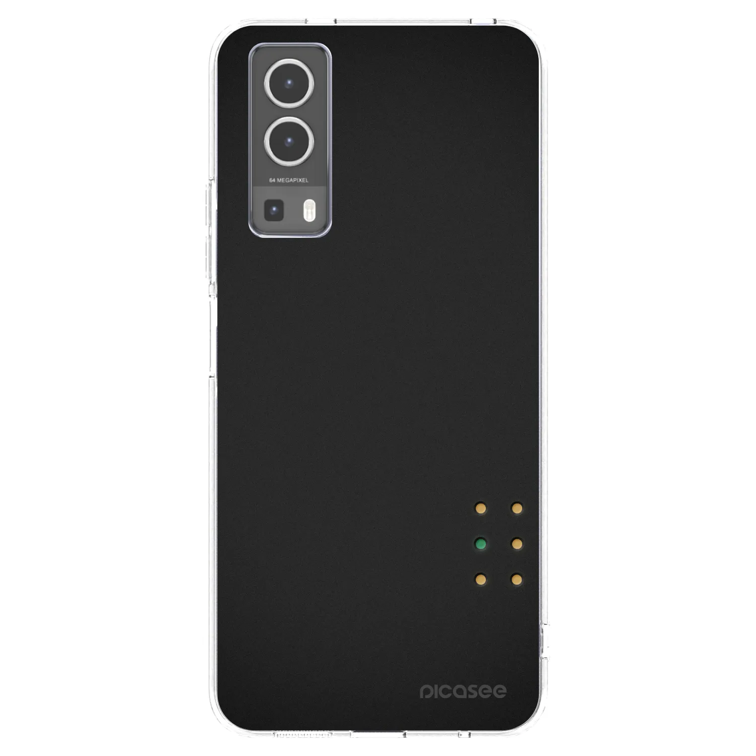Picasee silikonowe przeźroczyste etui na Vivo Y72 5G - Pulse