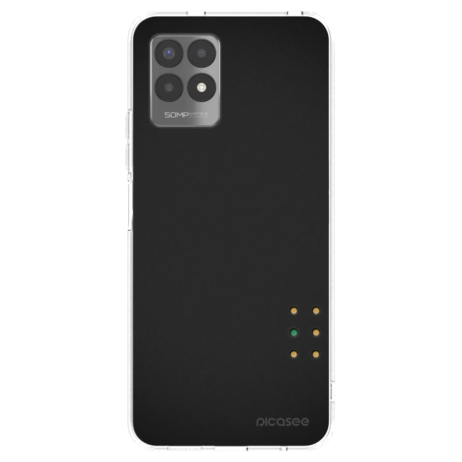 Picasee silikonowe przeźroczyste etui na Realme 8i - Pulse