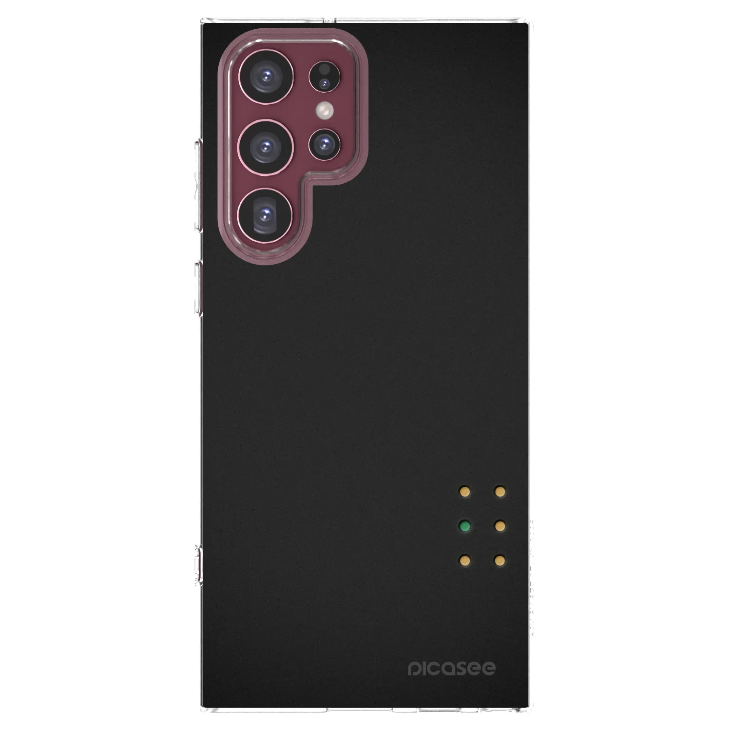 Picasee silikonowe przeźroczyste etui na Samsung Galaxy S22 Ultra 5G - Pulse