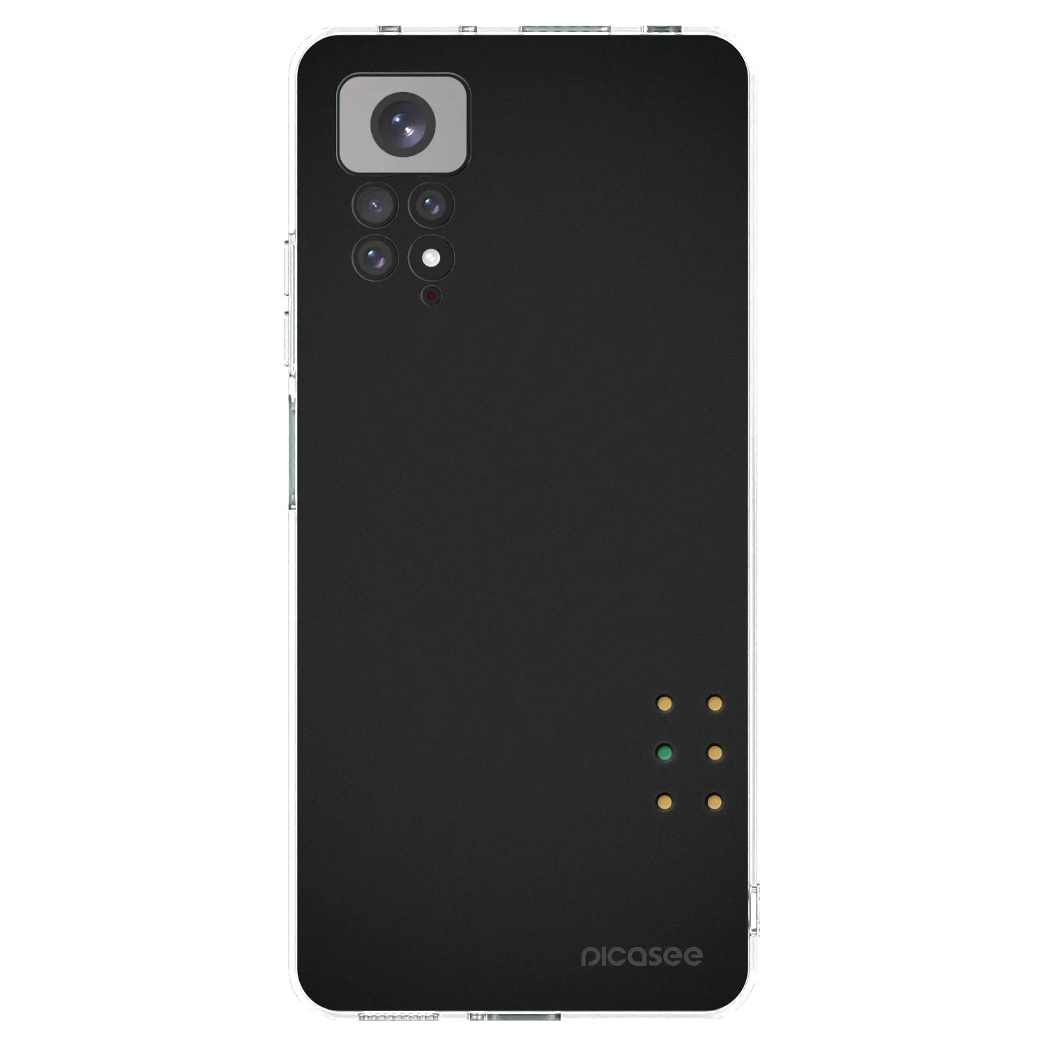 Picasee silikonowe przeźroczyste etui na Xiaomi Redmi Note 11S 4G - Pulse