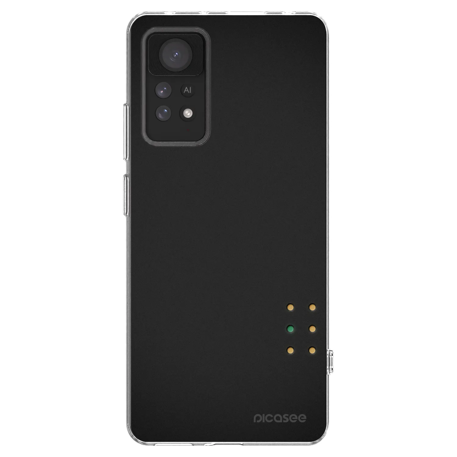 Picasee silikonowe przeźroczyste etui na Xiaomi Redmi Note 11 Pro 5G - Pulse