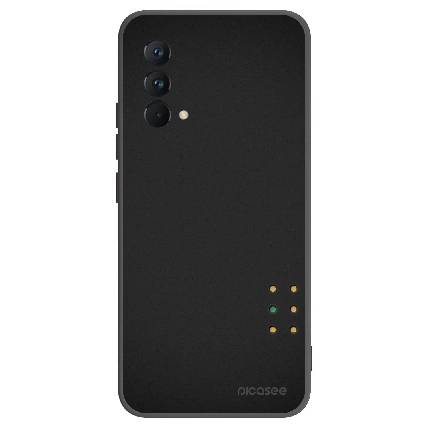 Picasee silikonowe czarne etui na Realme GT Master Edition 5G - Pulse