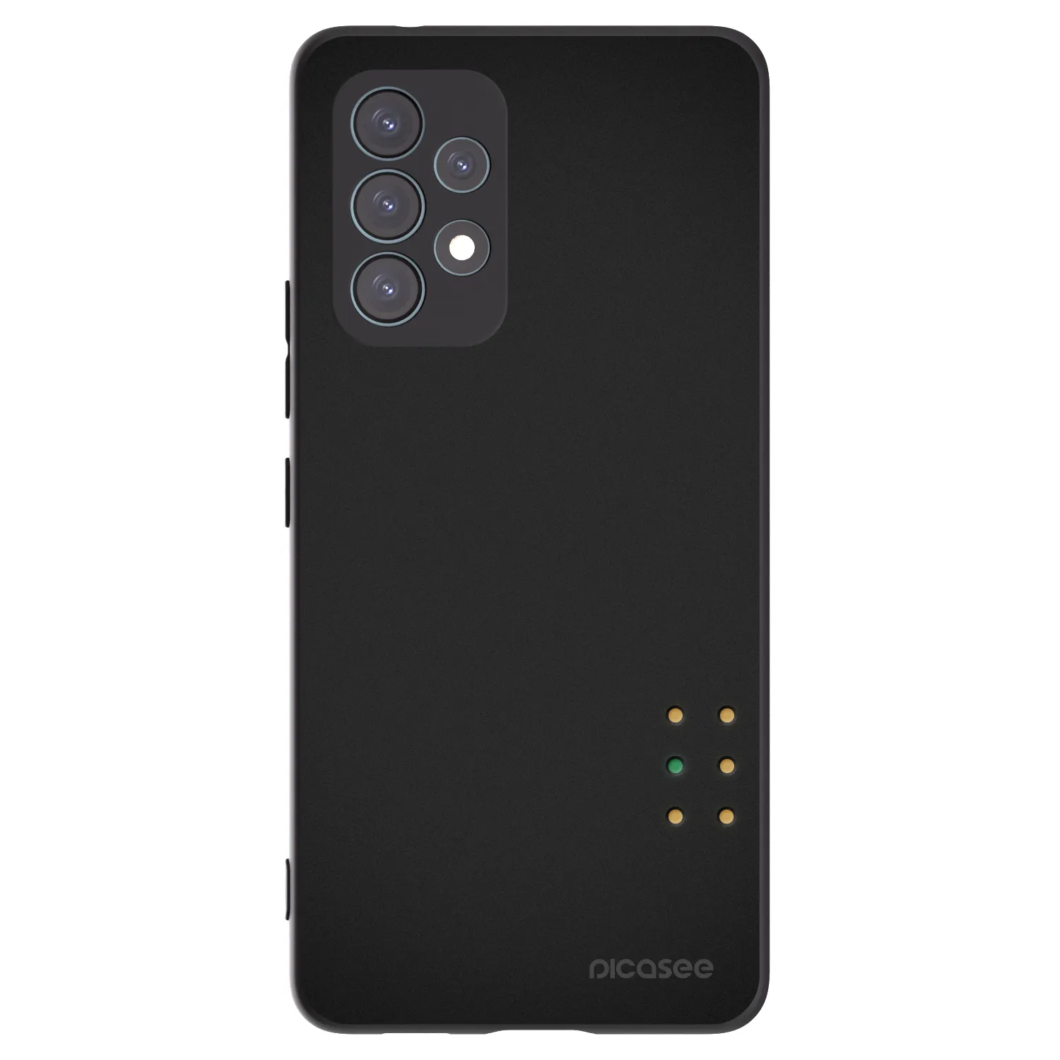 Picasee silikonowe czarne etui na Samsung Galaxy A53 5G A536 - Pulse