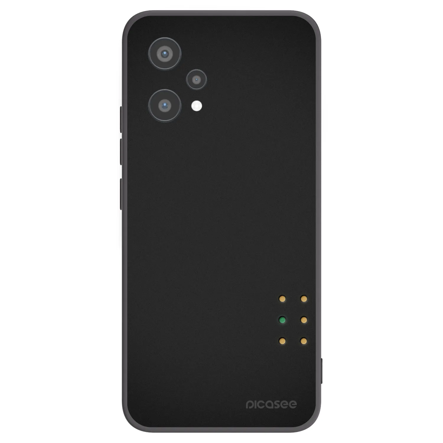 Picasee silikonowe czarne etui na Realme 9 Pro 5G - Pulse