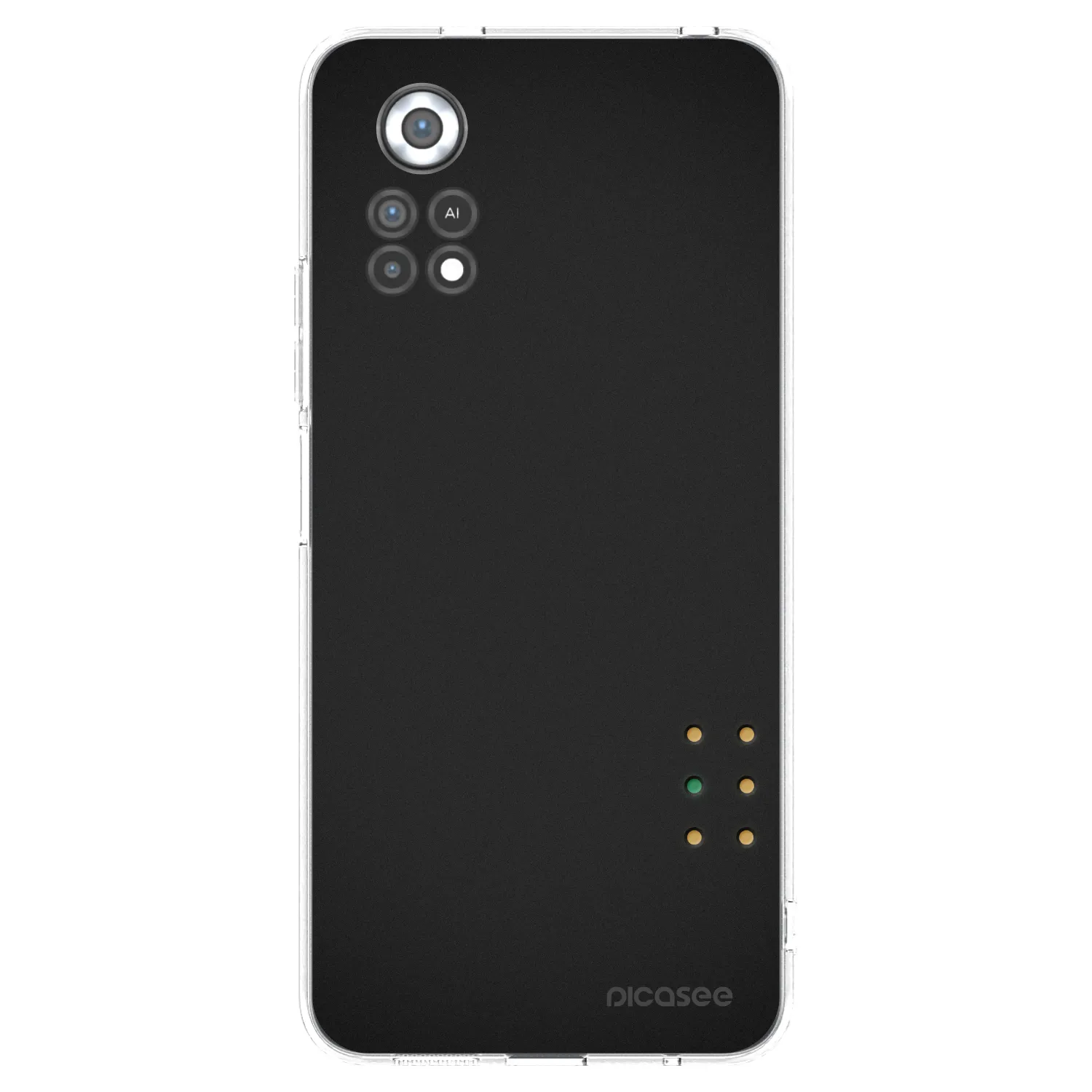 Picasee silikonowe przeźroczyste etui na Xiaomi Poco X4 Pro 5G - Pulse