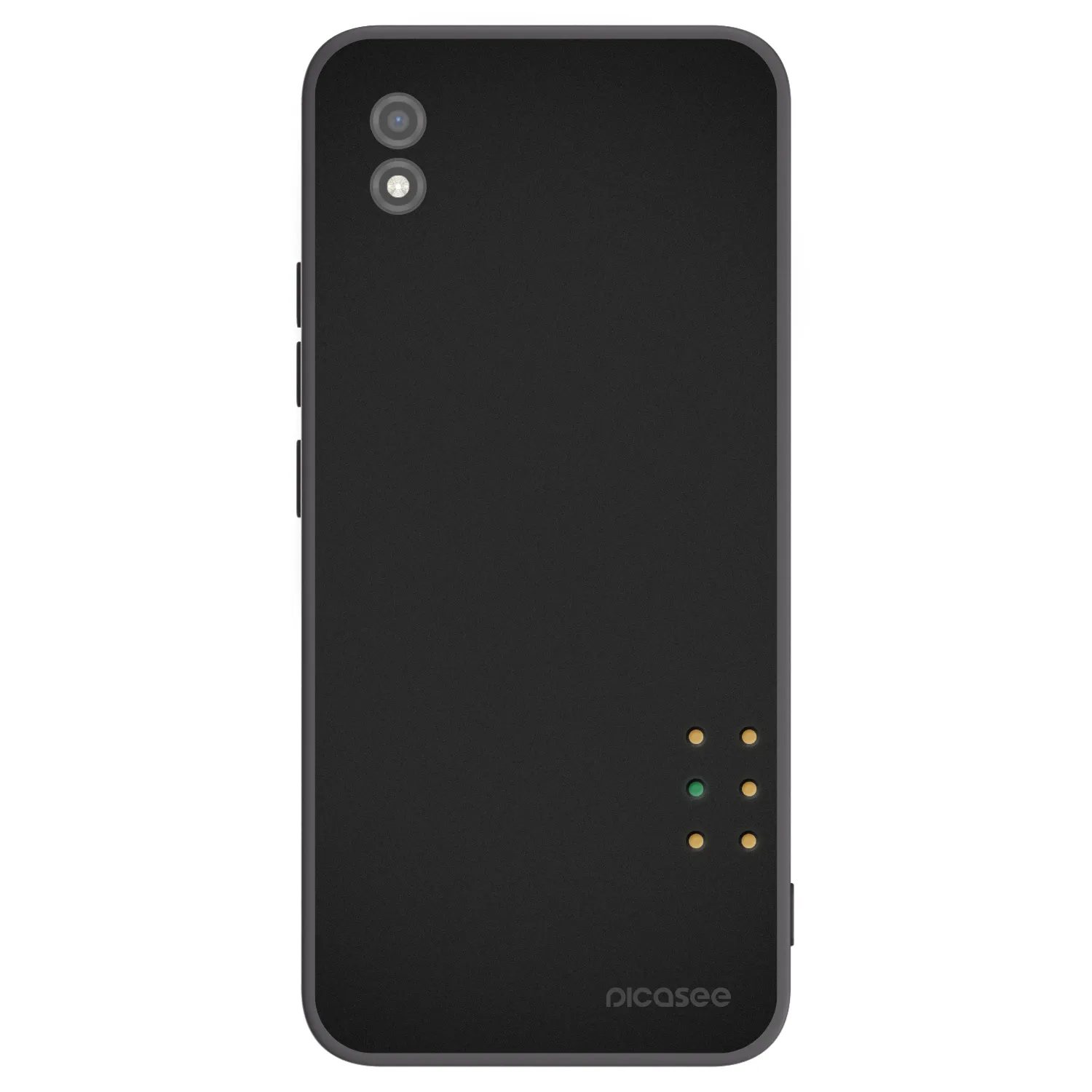 Picasee silikonowe czarne etui na Realme C11 (2021) - Pulse