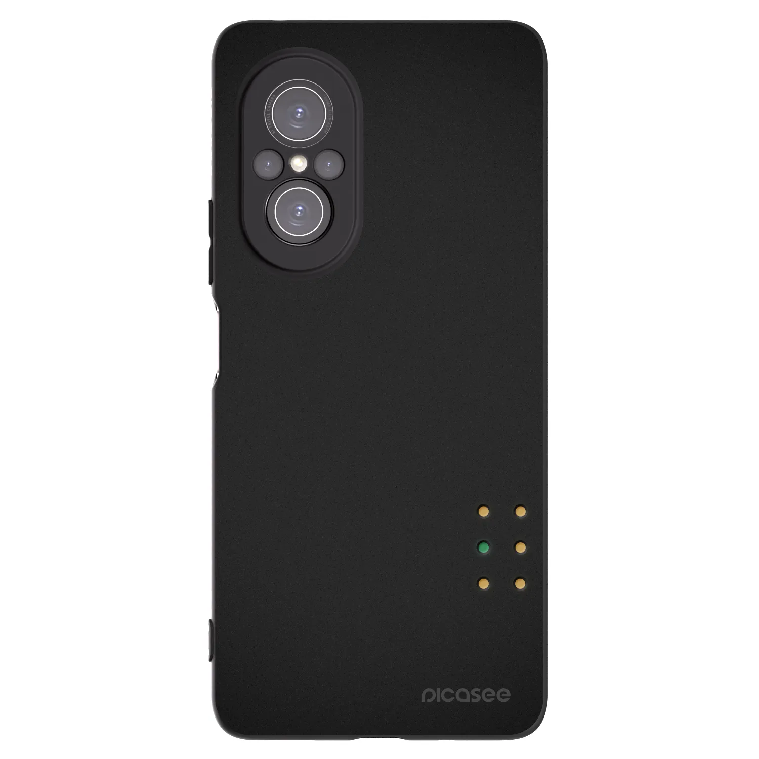 Picasee silikonowe czarne etui na Huawei Nova 9 SE - Pulse
