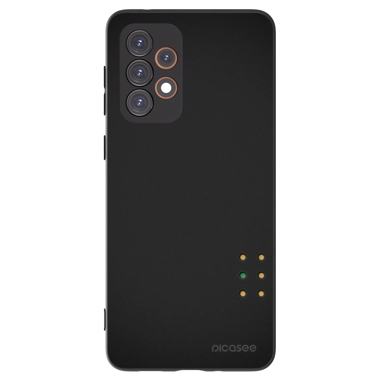 Picasee silikonowe czarne etui na Samsung Galaxy A33 5G A336 - Pulse