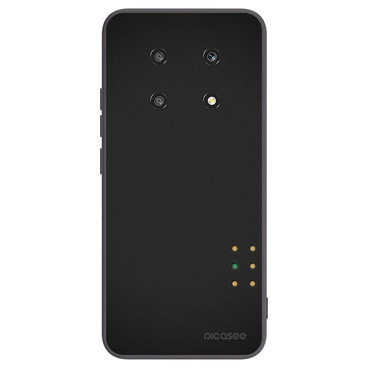 Picasee silikonowe czarne etui na Honor Magic4 Lite 5G - Pulse