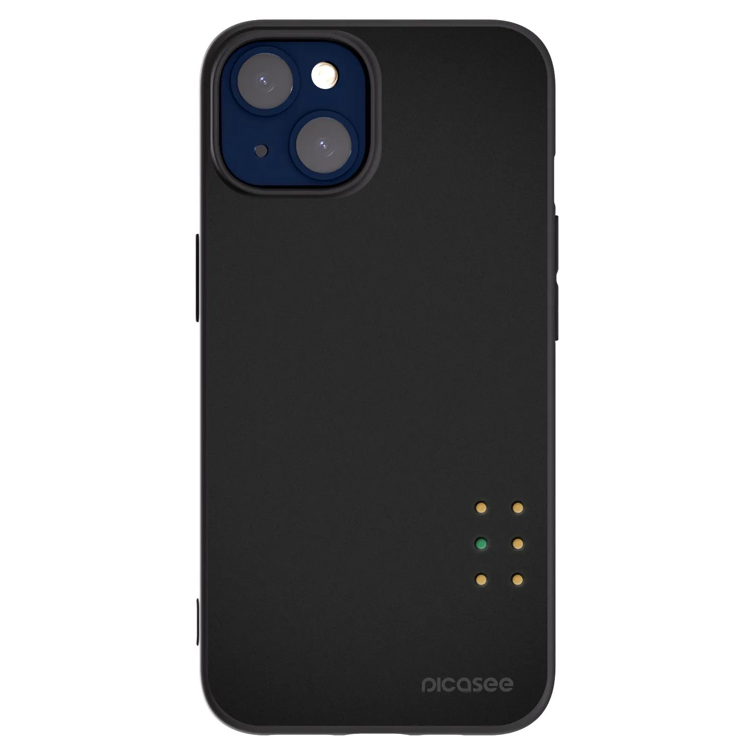 Picasee silikonowe czarne etui na Apple iPhone 14 - Pulse