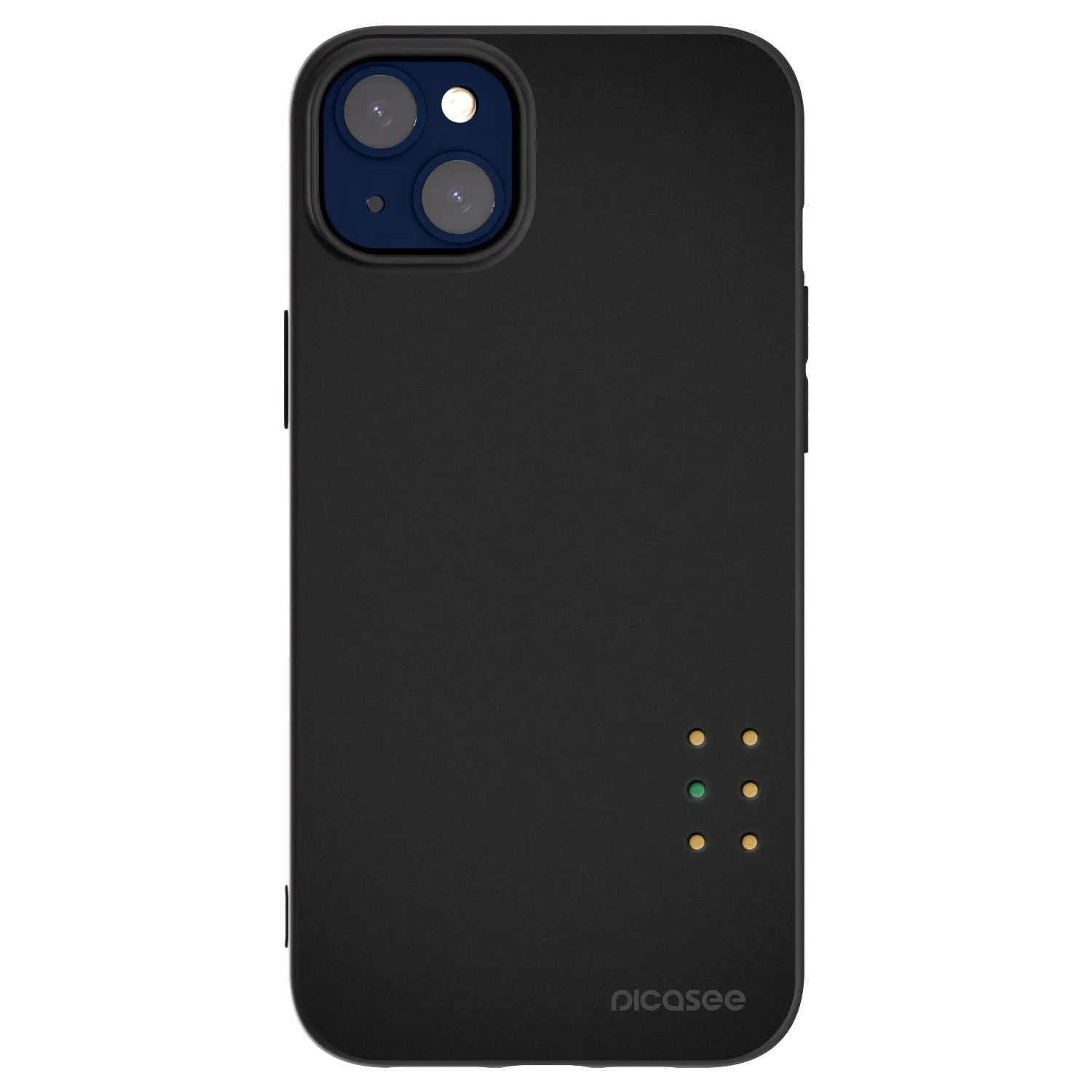 Picasee silikonowe czarne etui na Apple iPhone 14 Plus - Pulse