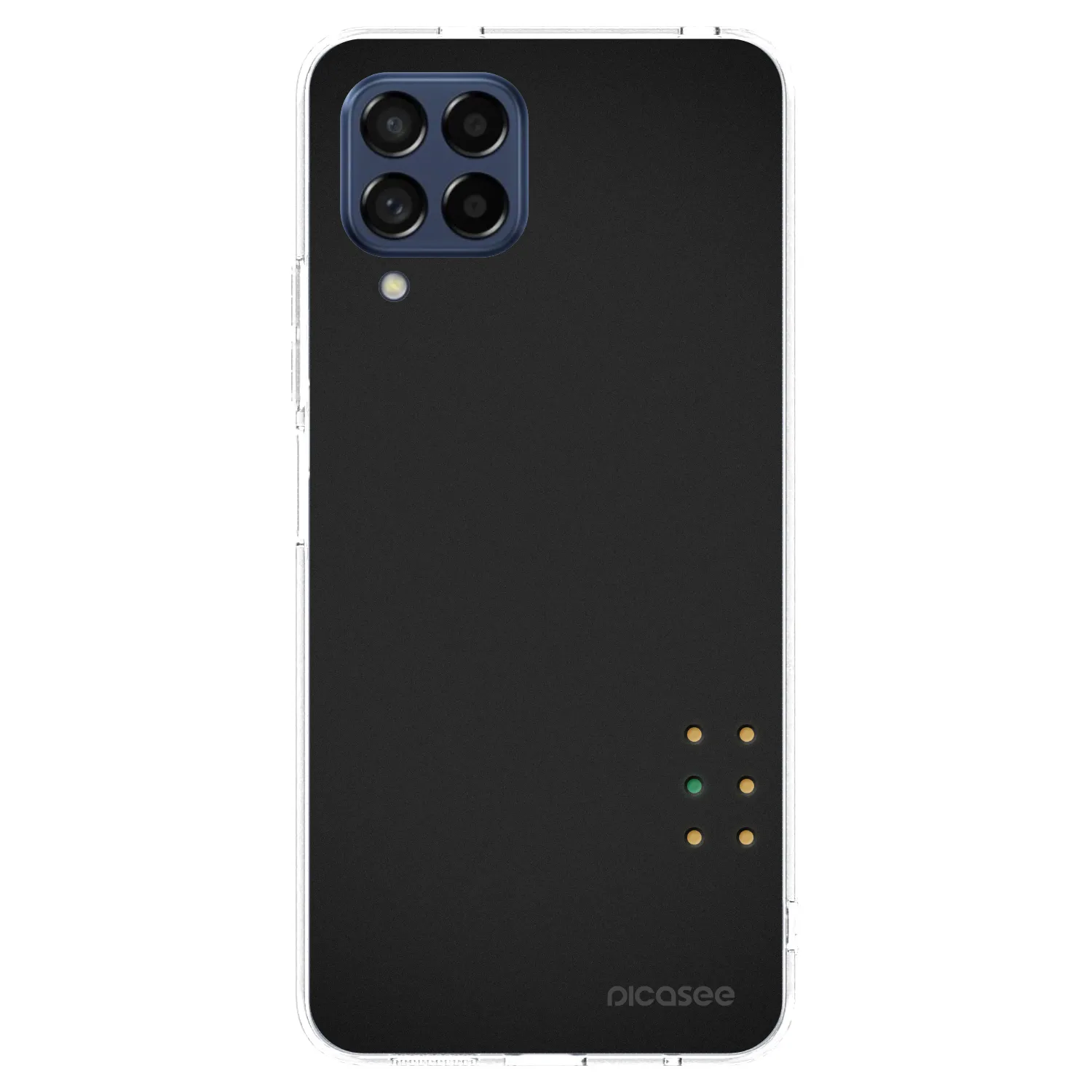 Picasee silikonowe przeźroczyste etui na Samsung Galaxy M53 5G - Pulse