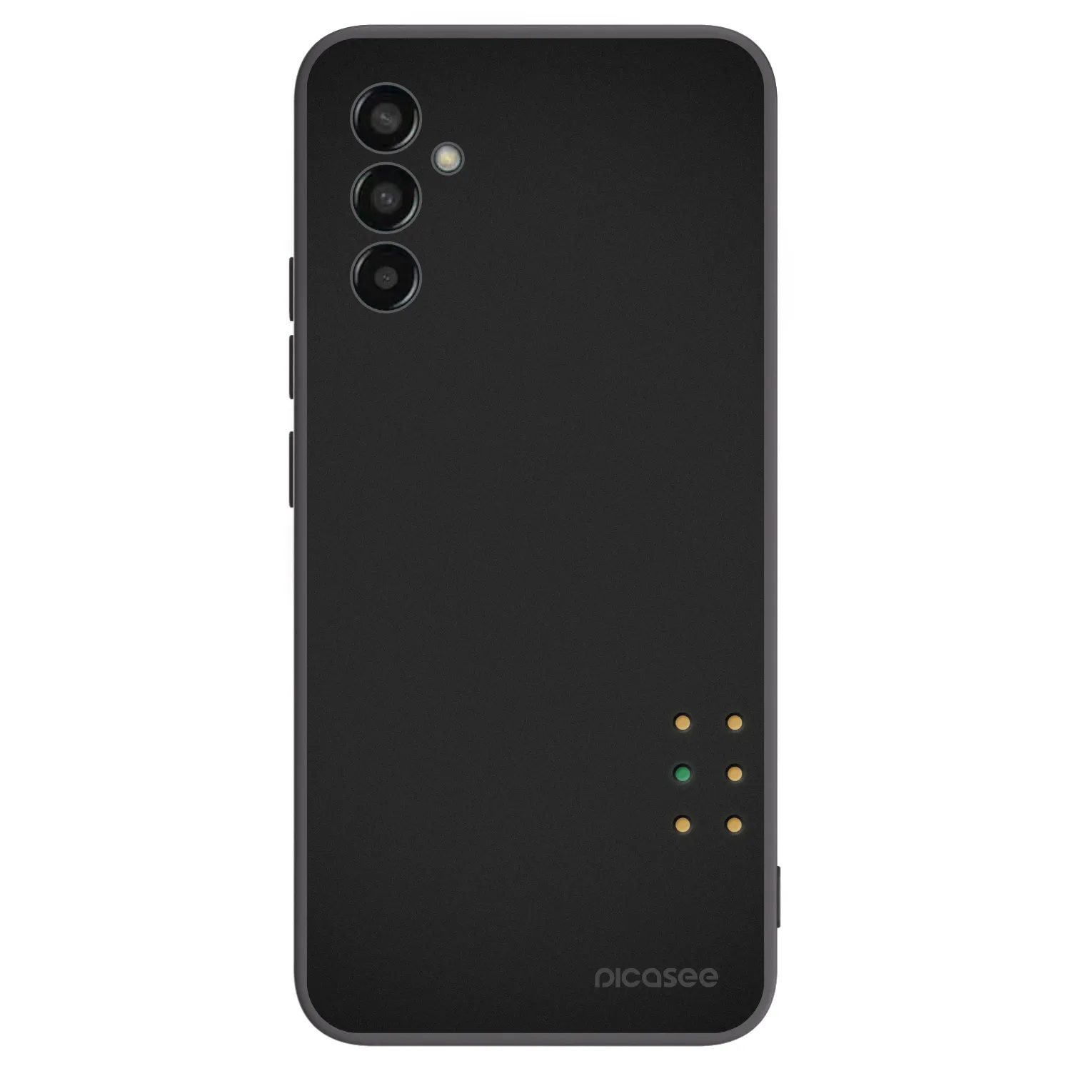 Picasee silikonowe czarne etui na Samsung Galaxy M13 M135F - Pulse