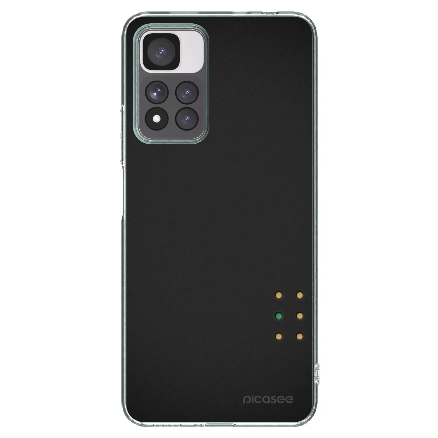 Picasee silikonowe przeźroczyste etui na Xiaomi Redmi Note 11 Pro+ 5G - Pulse