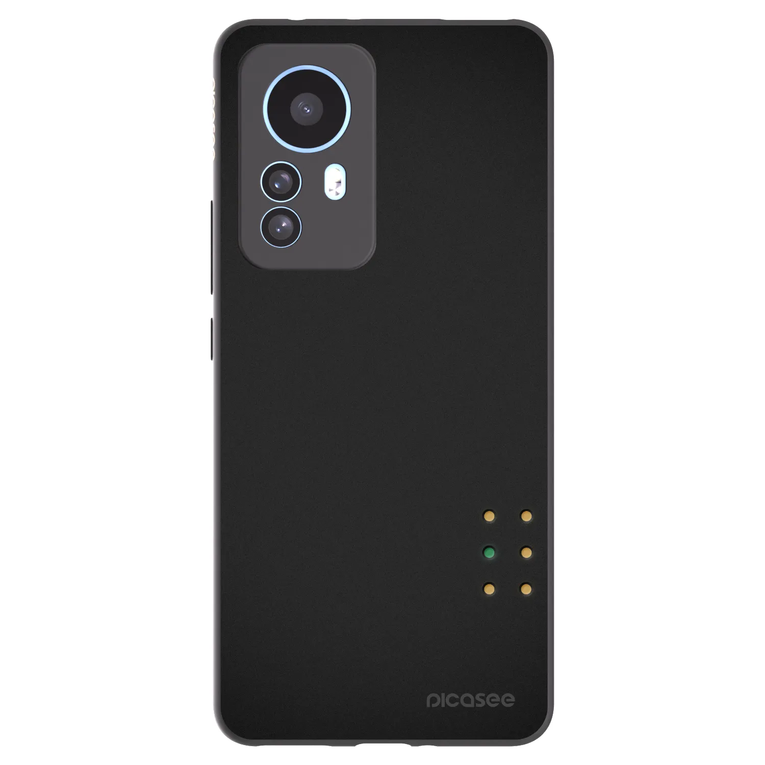 Picasee silikonowe czarne etui na Xiaomi 12T Pro - Pulse