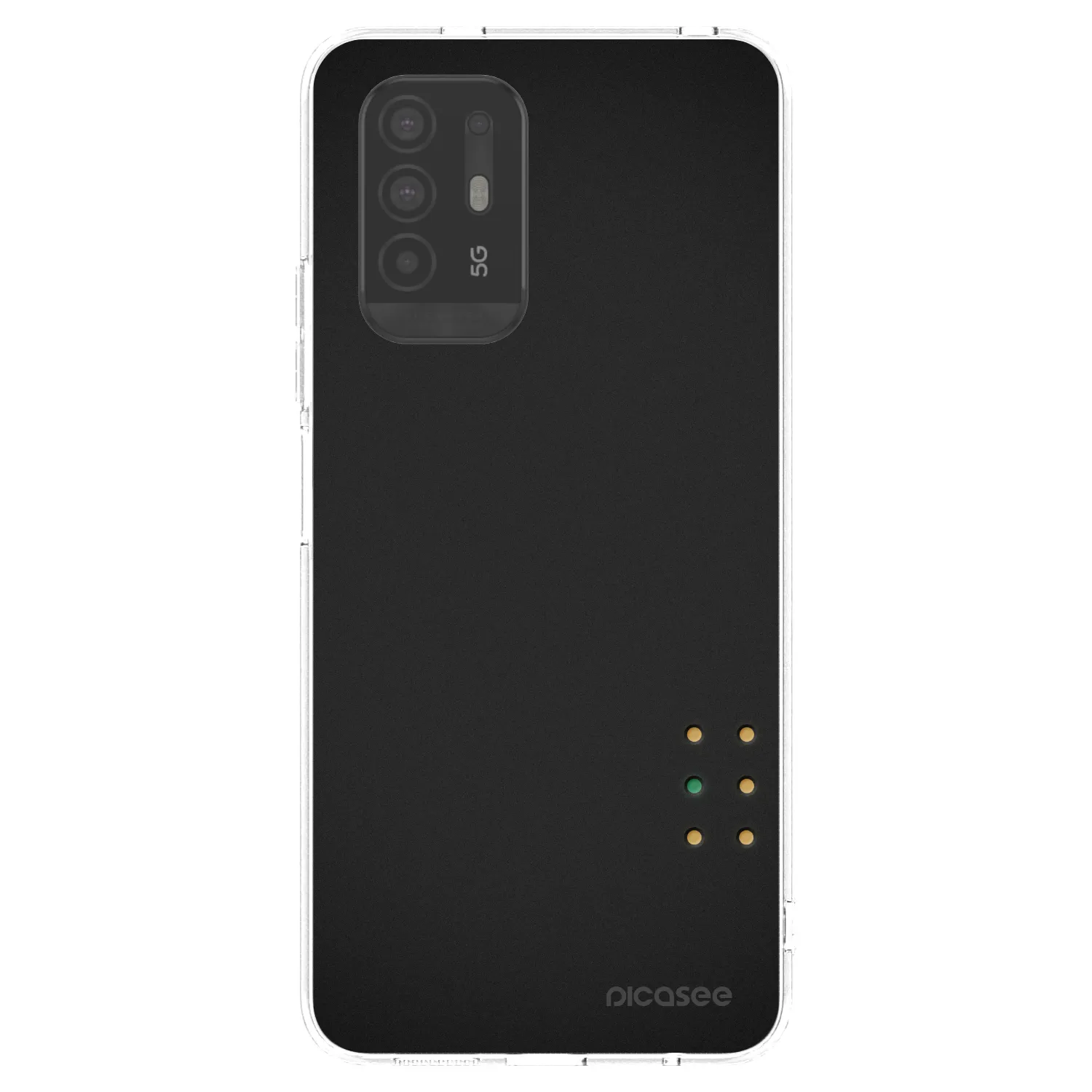 Picasee silikonowe przeźroczyste etui na OPPO A94 5G - Pulse