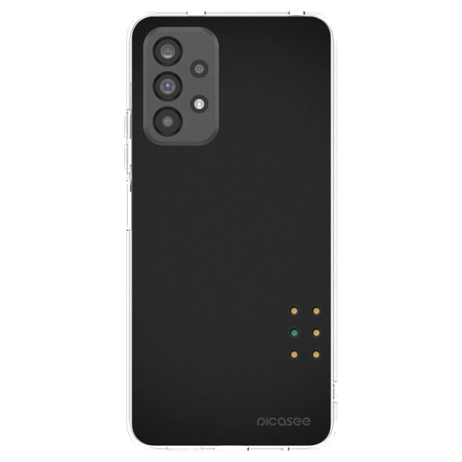 Picasee silikonowe przeźroczyste etui na Samsung Galaxy A73 5G - Pulse
