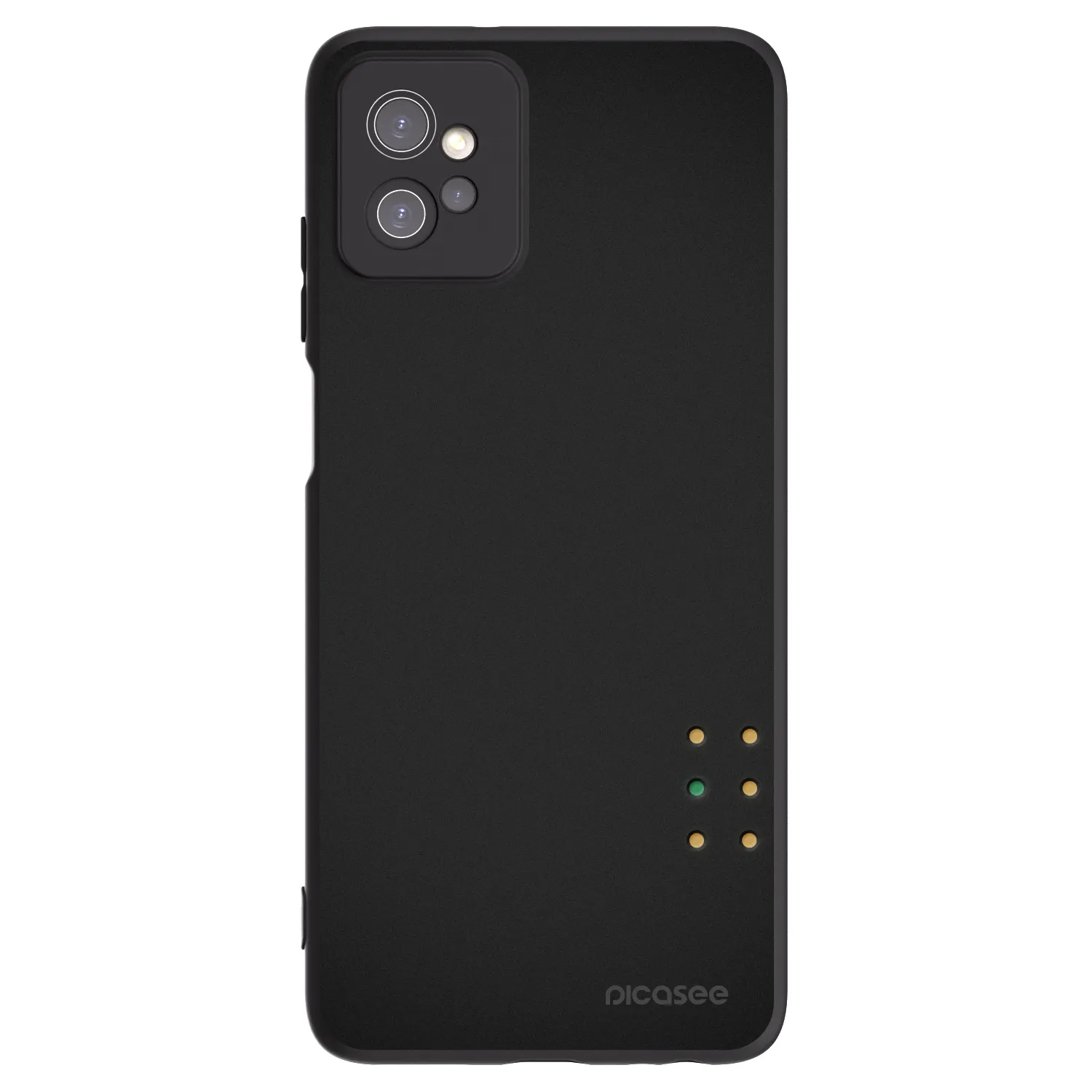 Picasee silikonowe czarne etui na Motorola Moto G32 - Pulse