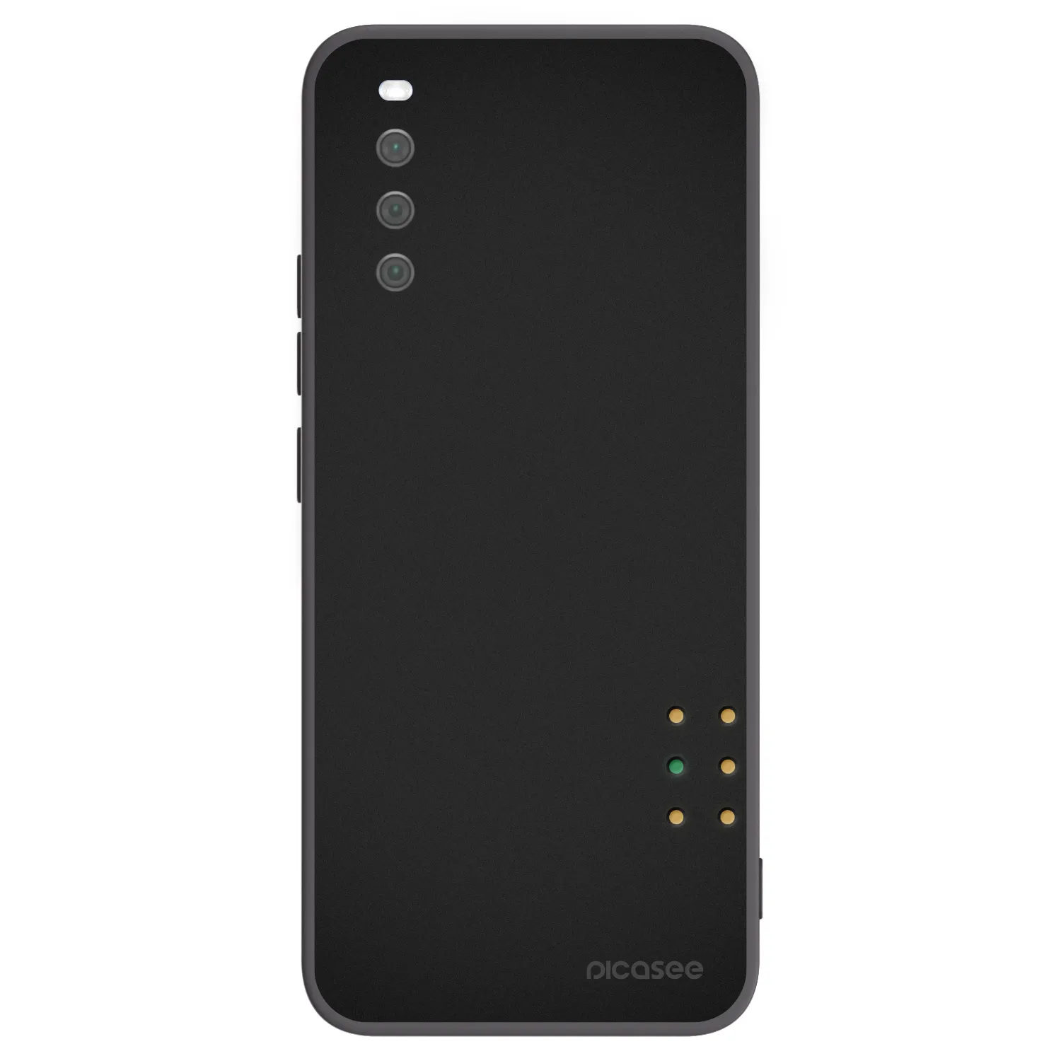 Picasee silikonowe czarne etui na Sony Xperia 10 III - Pulse