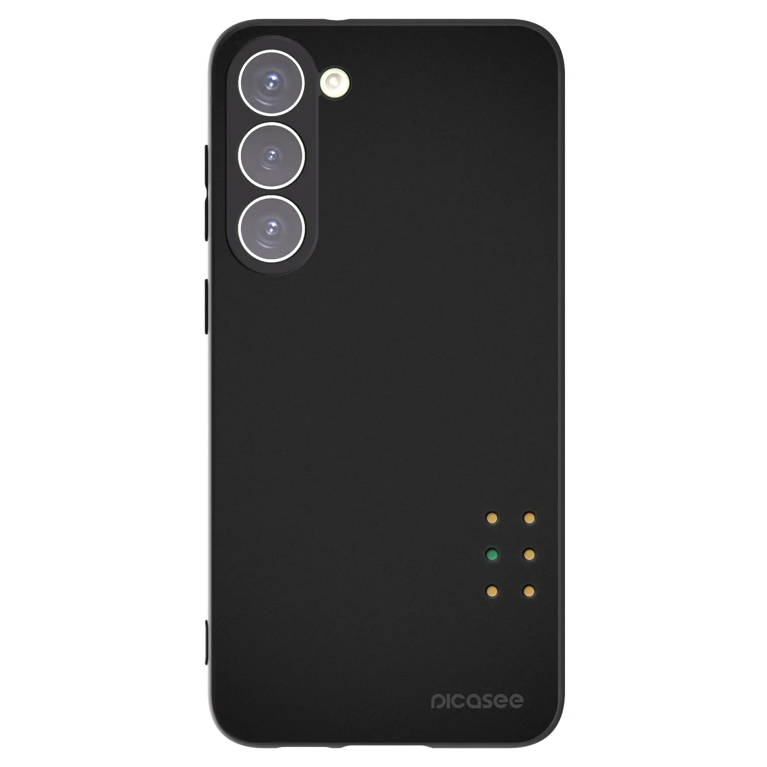Picasee silikonowe czarne etui na Samsung Galaxy S23+ 5G - Pulse