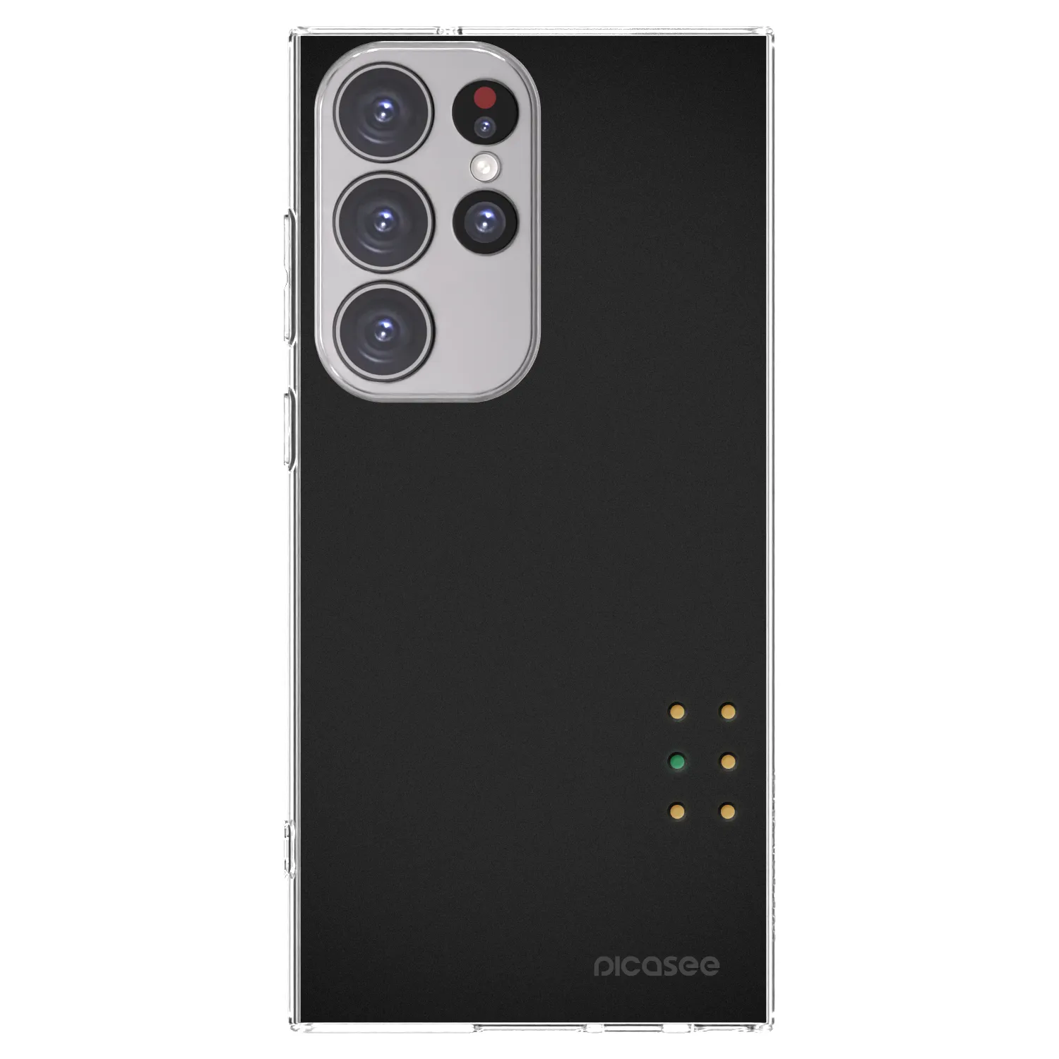 Picasee silikonowe przeźroczyste etui na Samsung Galaxy S23 Ultra 5G - Pulse