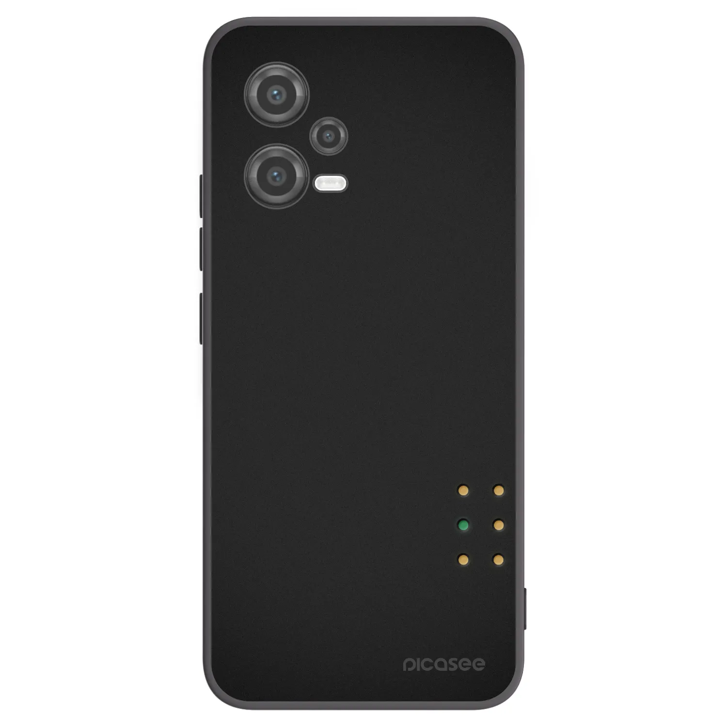 Picasee silikonowe czarne etui na Xiaomi Poco X5 - Pulse