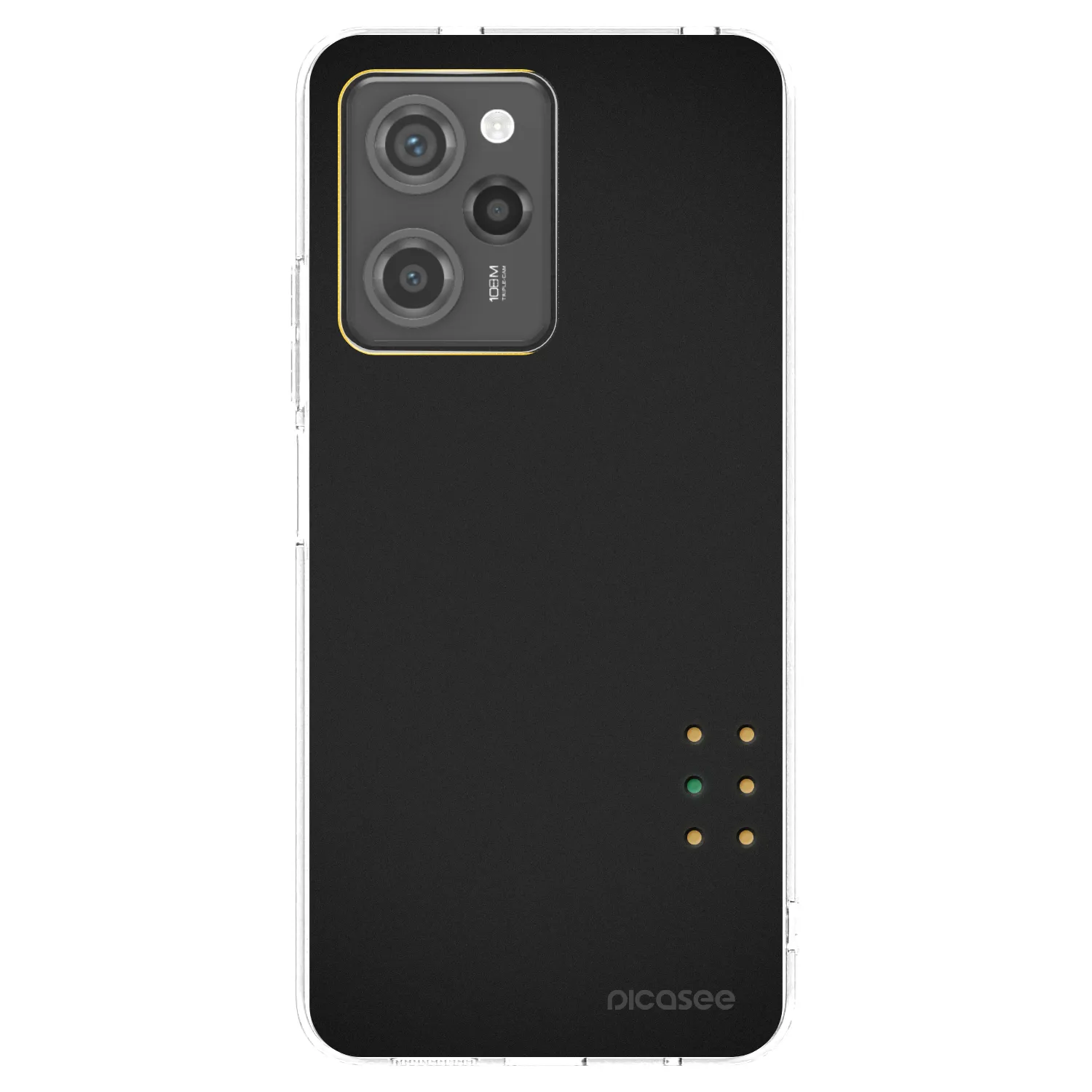 Picasee silikonowe przeźroczyste etui na Xiaomi Poco X5 Pro - Pulse