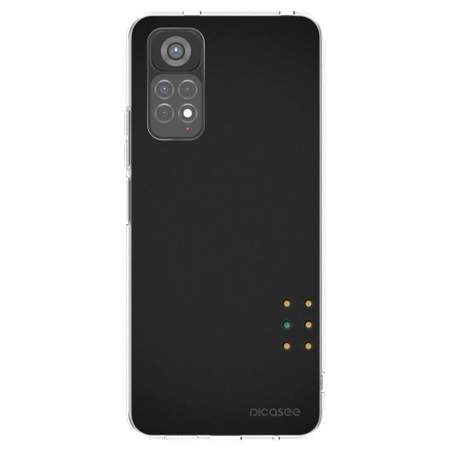 Picasee silikonowe przeźroczyste etui na Xiaomi Redmi Note 11S 5G - Pulse